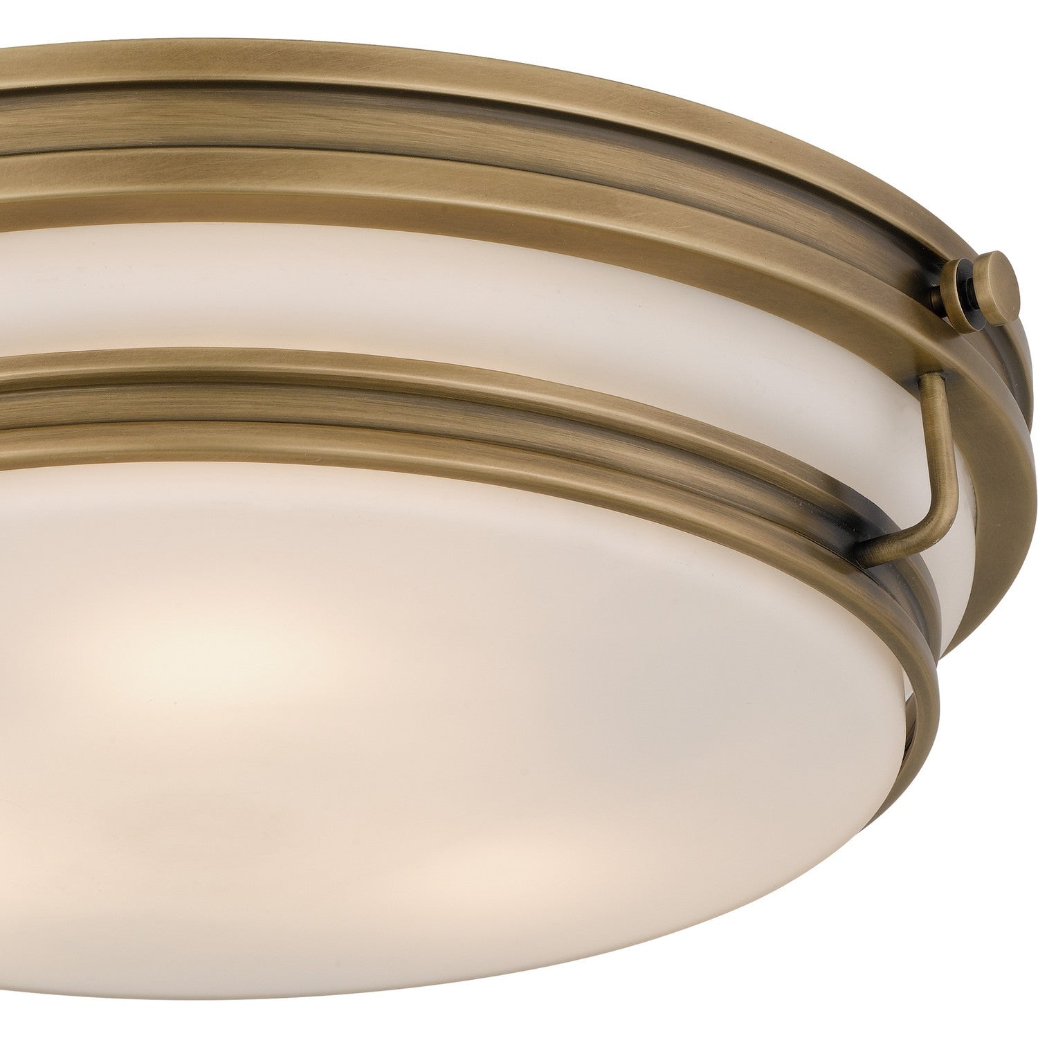 Quoizel - QFL6776WS - Three Light Flush Mount - Quoizel Flush Mount - Weathered Brass