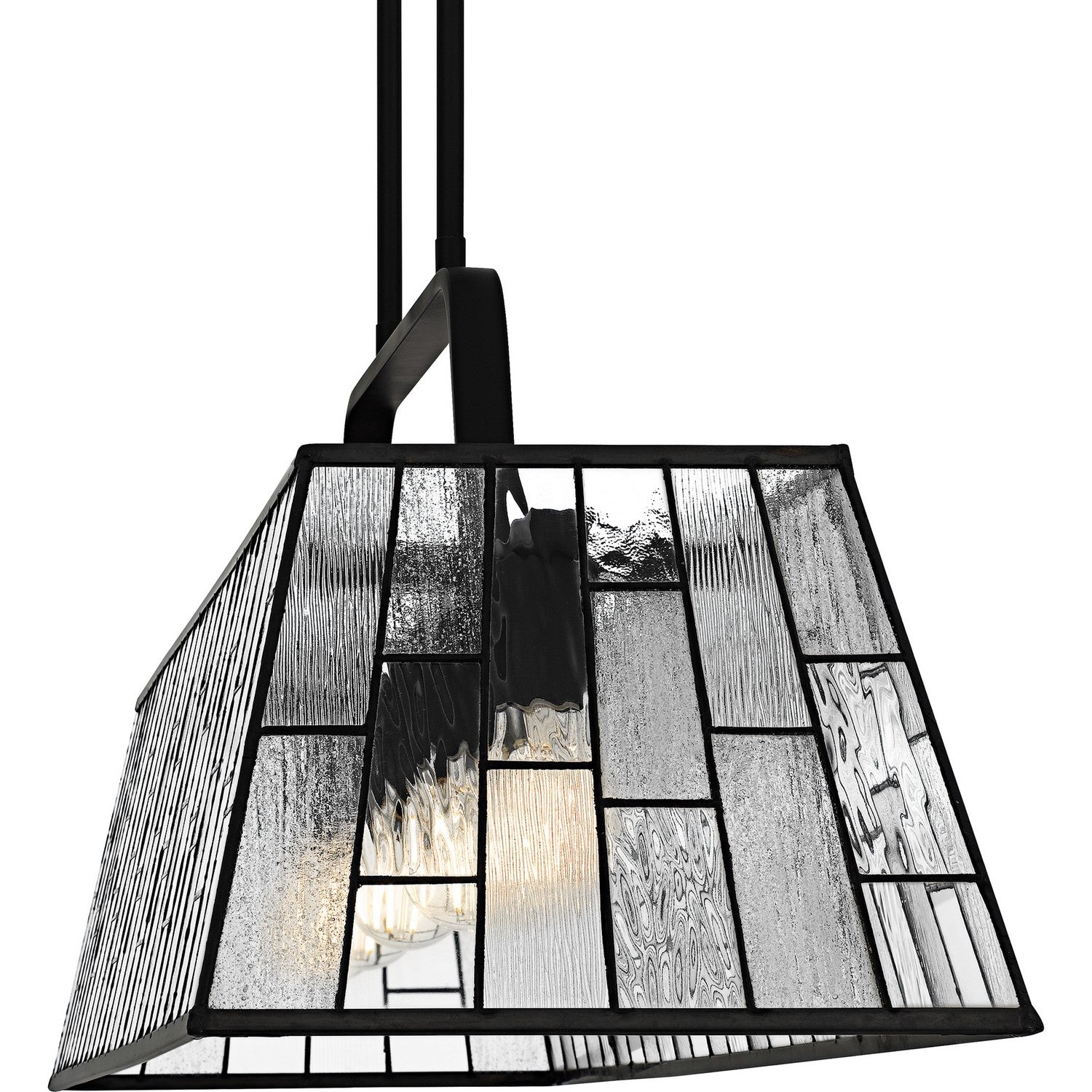 Quoizel - QLC6176MBK - Five Light Linear Chandelier - Quoizel Linear Chandelier - Matte Black