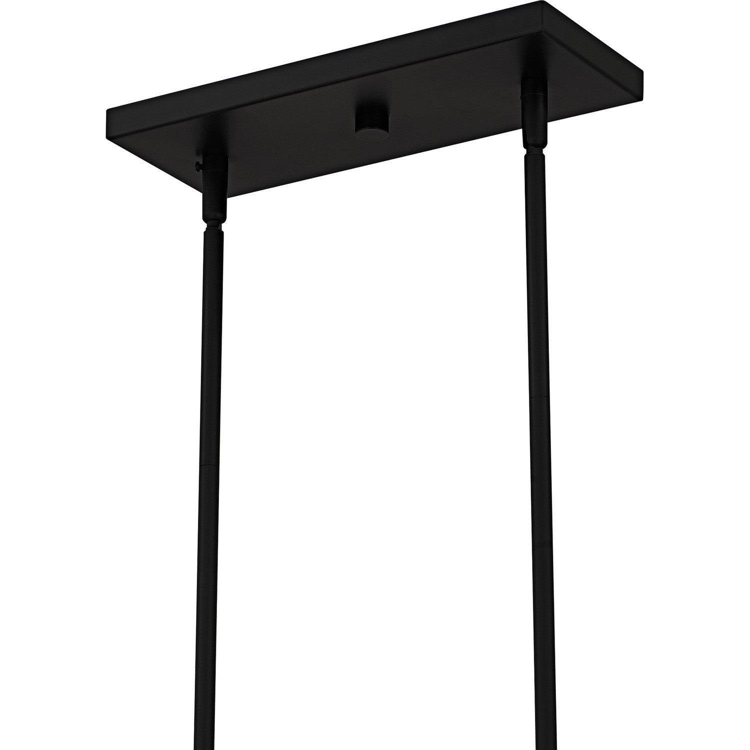 Quoizel - QLC6176MBK - Five Light Linear Chandelier - Quoizel Linear Chandelier - Matte Black