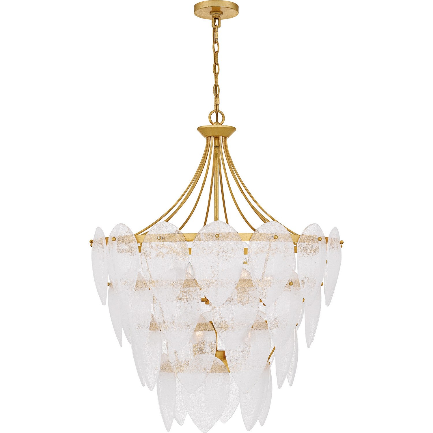 Quoizel - QP6766GFL - Seven Light Pendant - Quoizel Pendant - Gold Leaf