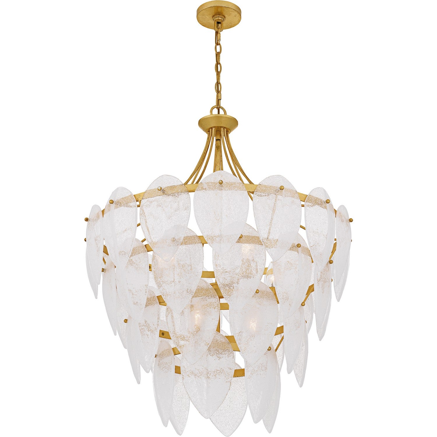 Quoizel - QP6766GFL - Seven Light Pendant - Quoizel Pendant - Gold Leaf