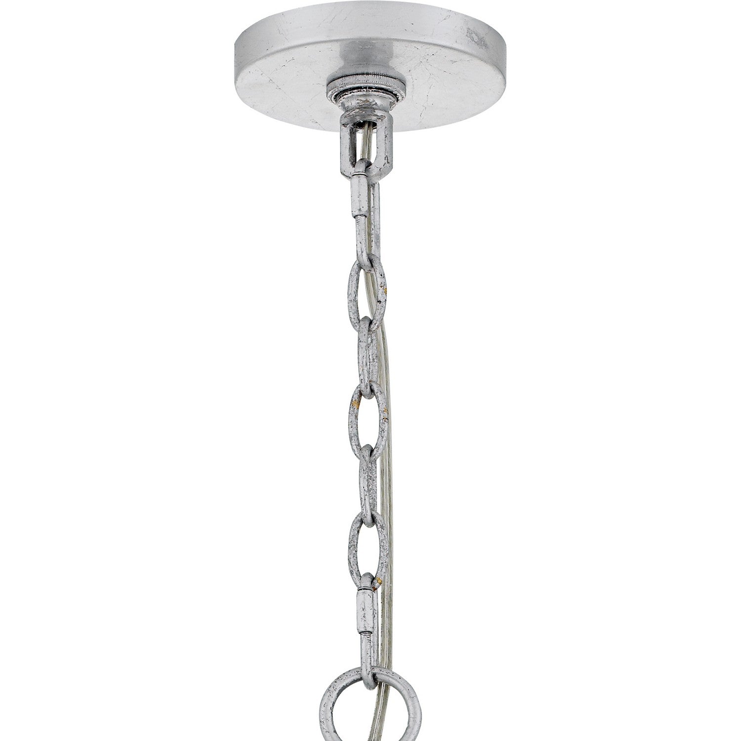 Quoizel - QP6766SL - Seven Light Pendant - Quoizel Pendant - Silver Leaf