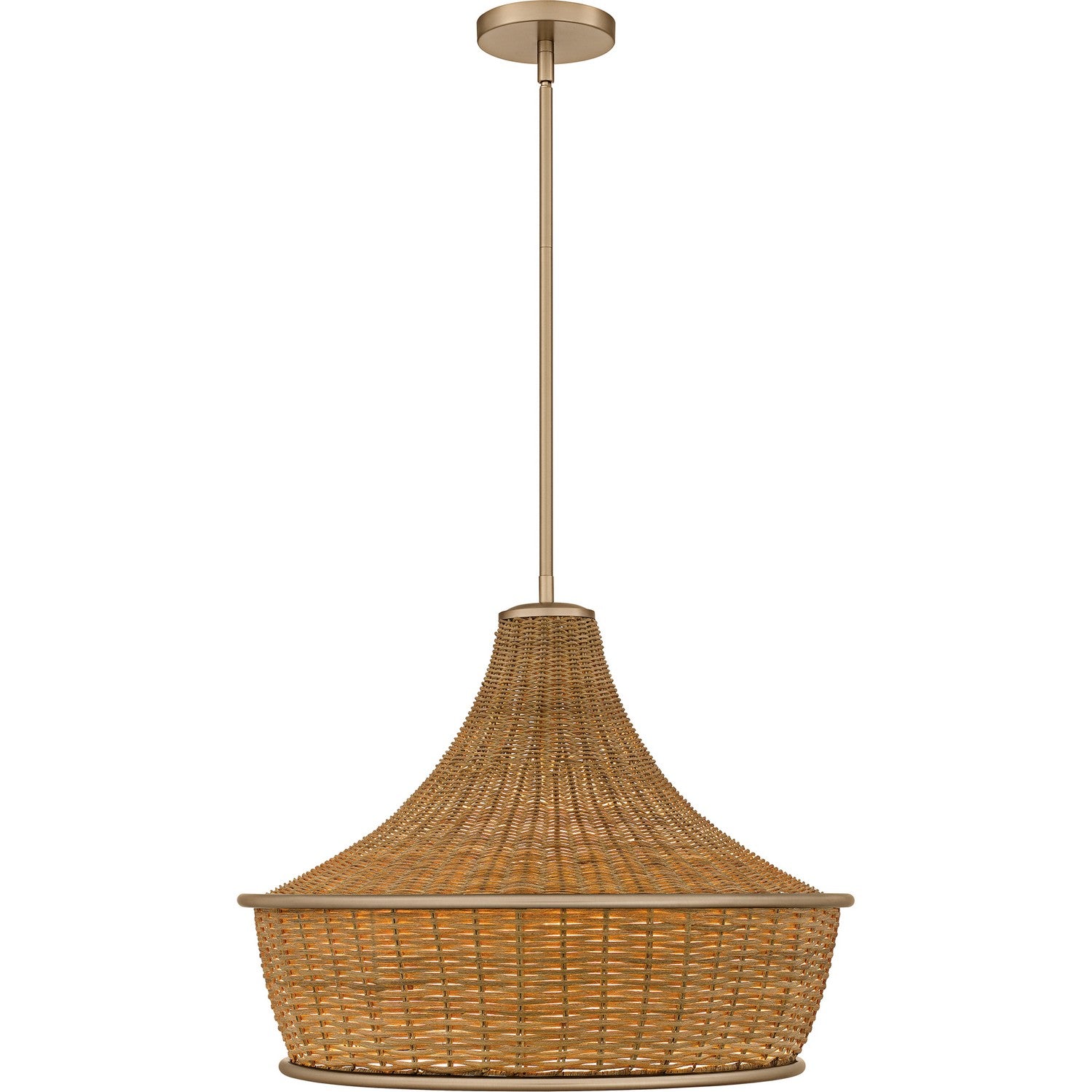 Quoizel - QP6770BGD - Three Light Pendant - Quoizel Pendant - Bronze Gold