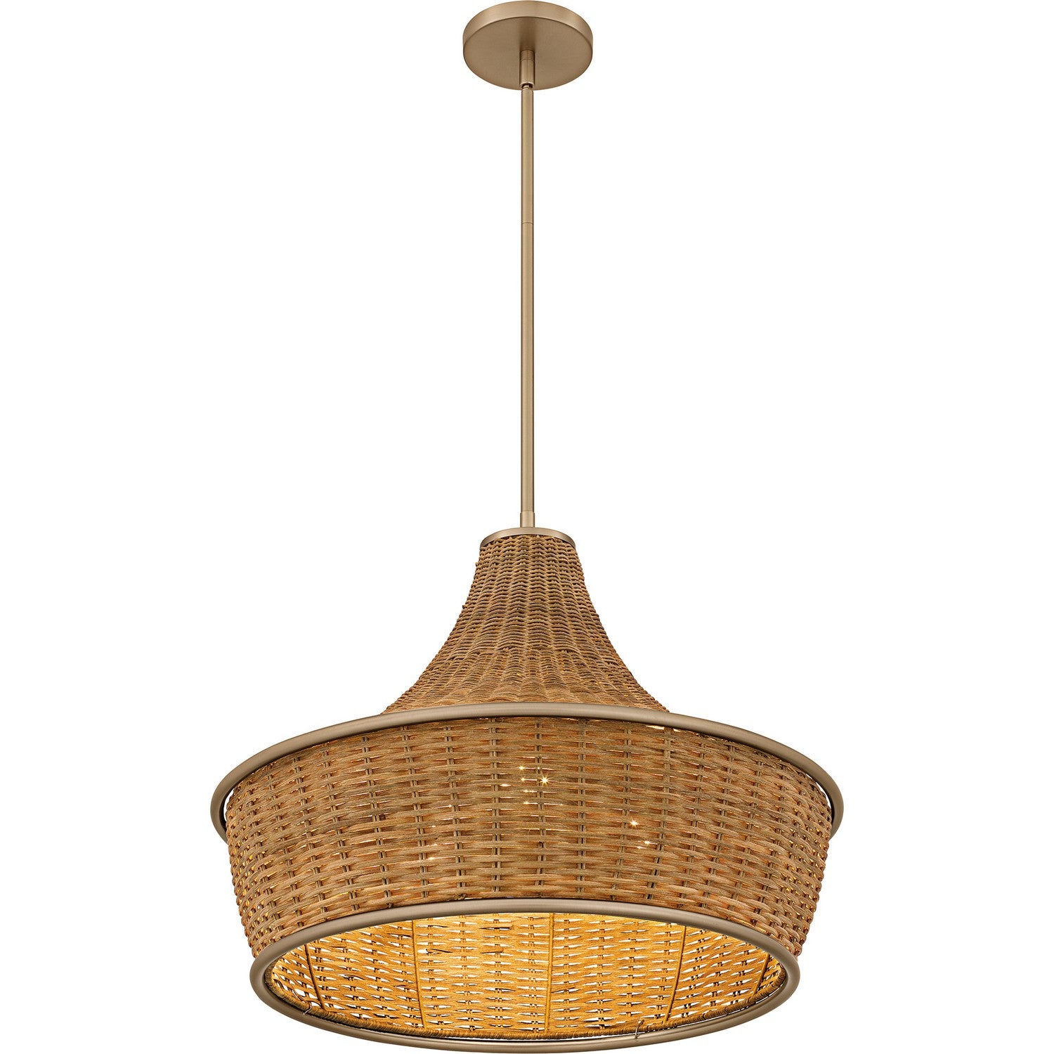 Quoizel - QP6770BGD - Three Light Pendant - Quoizel Pendant - Bronze Gold