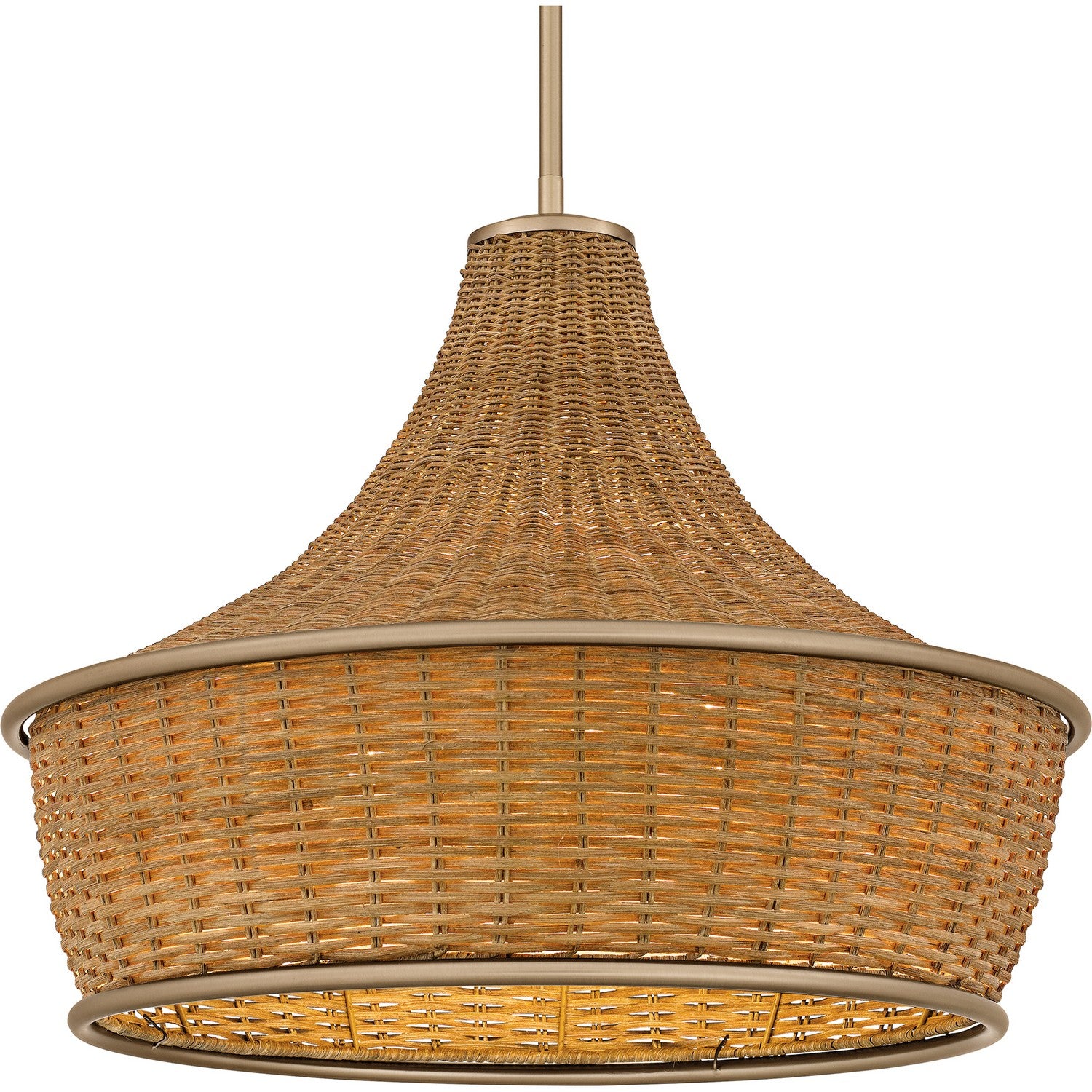 Quoizel - QP6770BGD - Three Light Pendant - Quoizel Pendant - Bronze Gold