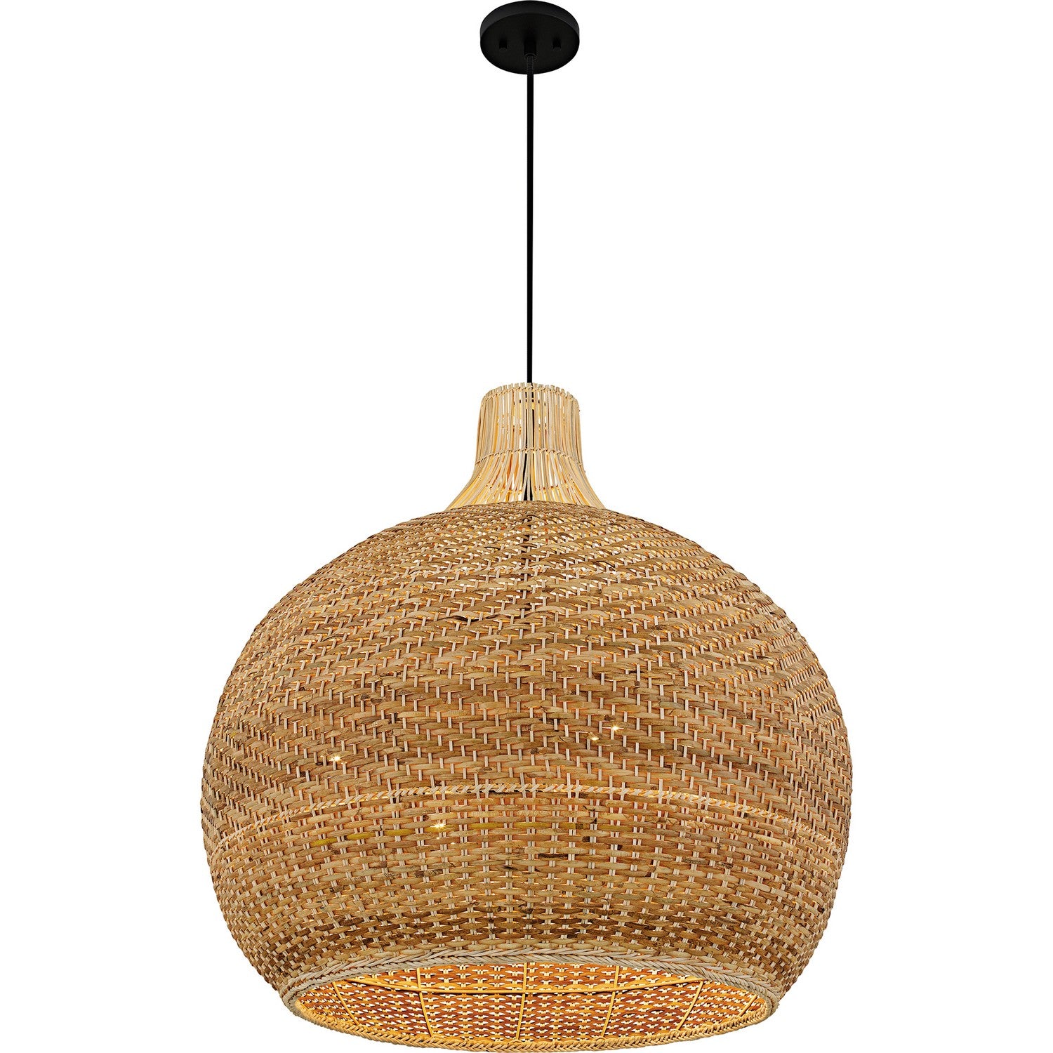 Quoizel - QP6796MBK - Four Light Pendant - Quoizel Pendant - Matte Black