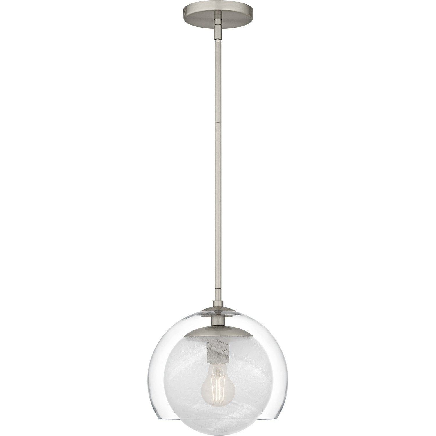 Quoizel - QPP6774BN - One Light Mini Pendant - Quoizel Piccolo Pendant - Brushed Nickel