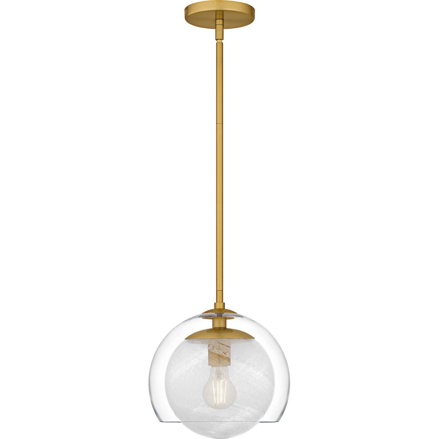 Quoizel - QPP6774BRG - One Light Mini Pendant - Quoizel Piccolo Pendant - Brushed Gold