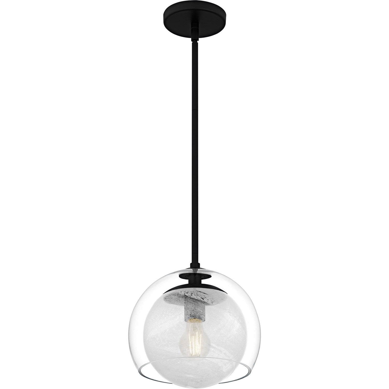 Quoizel - QPP6774MBK - One Light Mini Pendant - Quoizel Piccolo Pendant - Matte Black