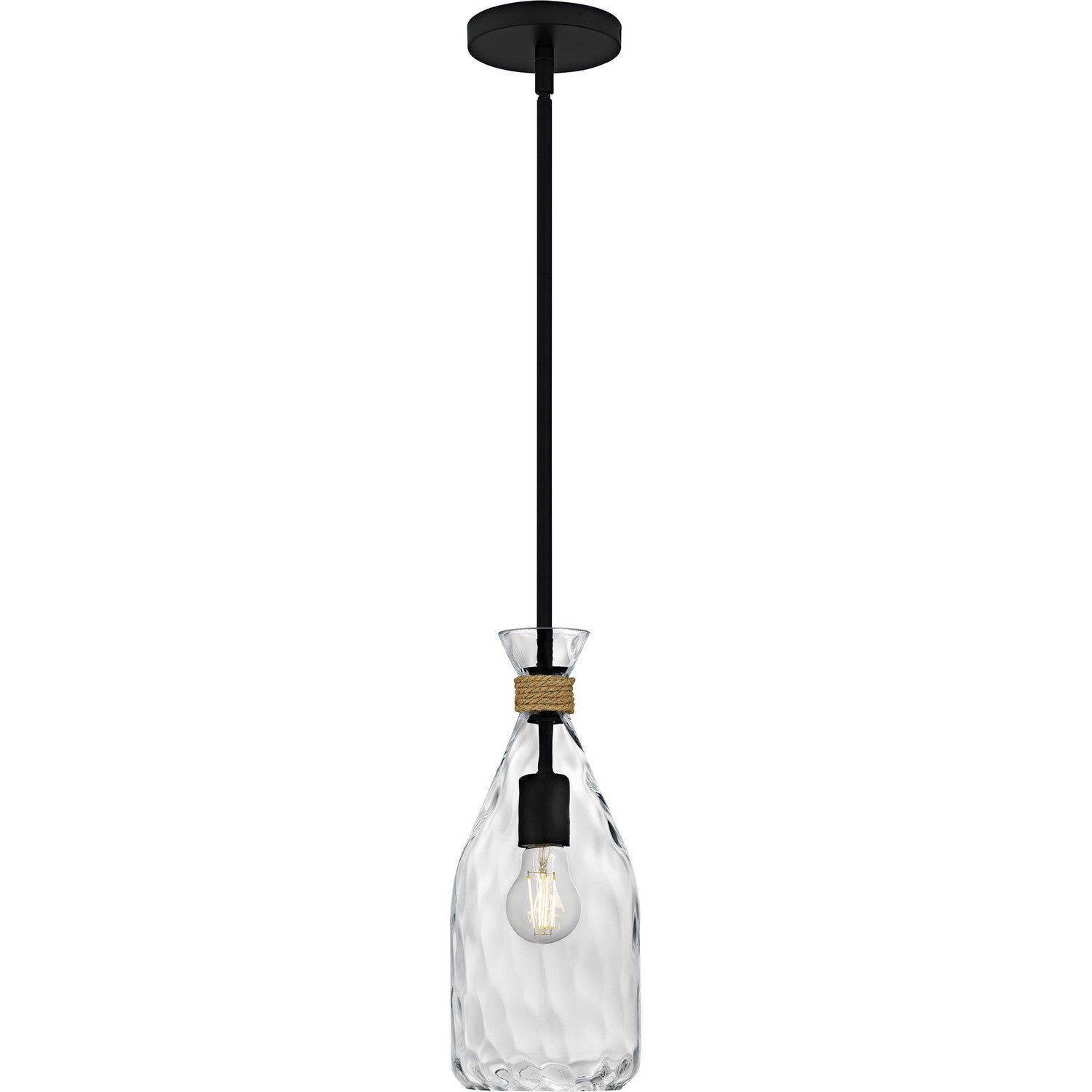 Quoizel - QPP6782MBK - One Light Mini Pendant - Quoizel Piccolo Pendant - Matte Black