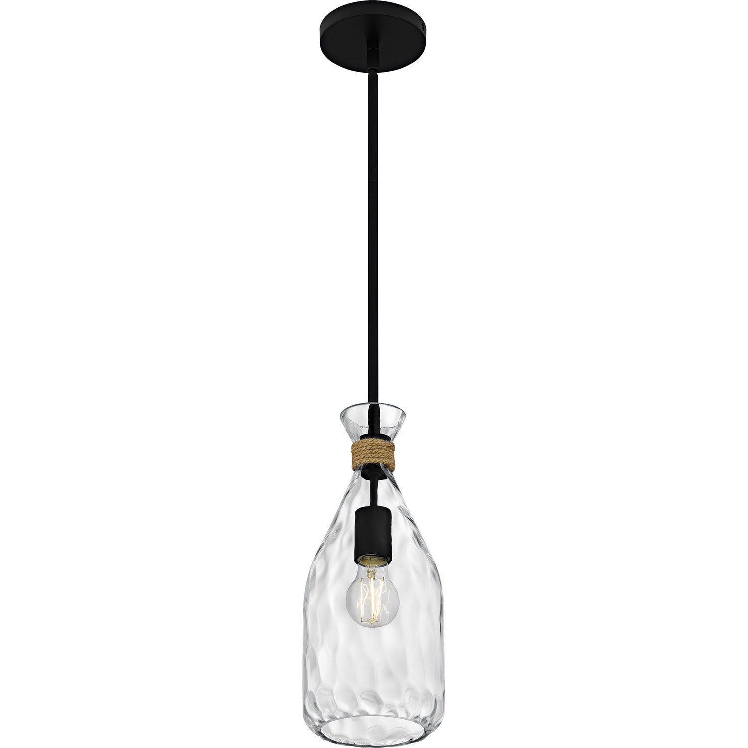 Quoizel - QPP6782MBK - One Light Mini Pendant - Quoizel Piccolo Pendant - Matte Black