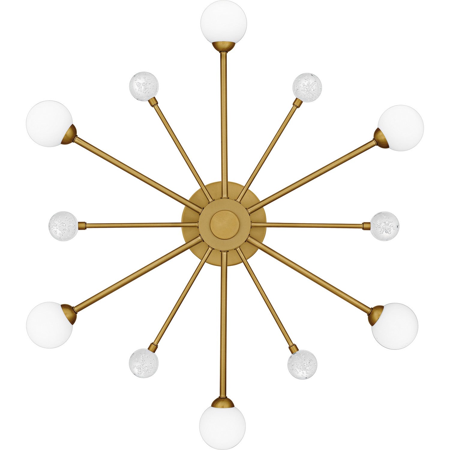 Quoizel - QSF6781BRG - Six Light Semi-Flush Mount - Quoizel Semi-Flush Mount - Brushed Gold