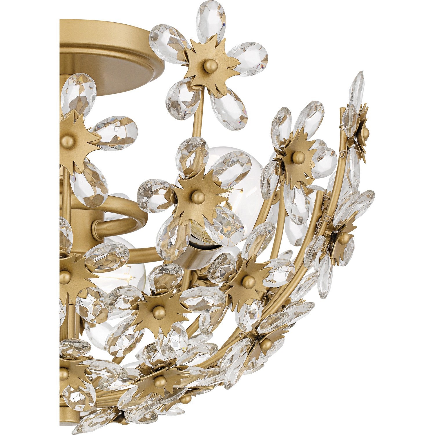 Quoizel - QSF6783SGD - Three Light Semi-Flush Mount - Quoizel Semi-Flush Mount - Soft Gold
