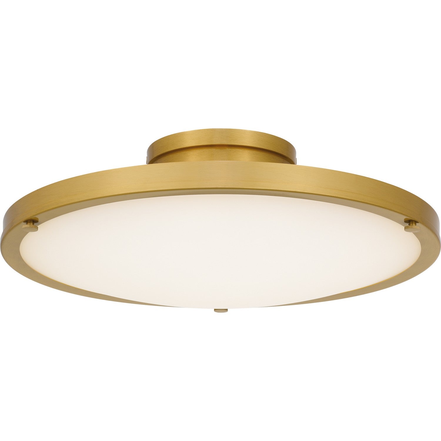 Quoizel - QSF6784BRG - LED Semi-Flush Mount - Quoizel Semi-Flush Mount - Brushed Gold