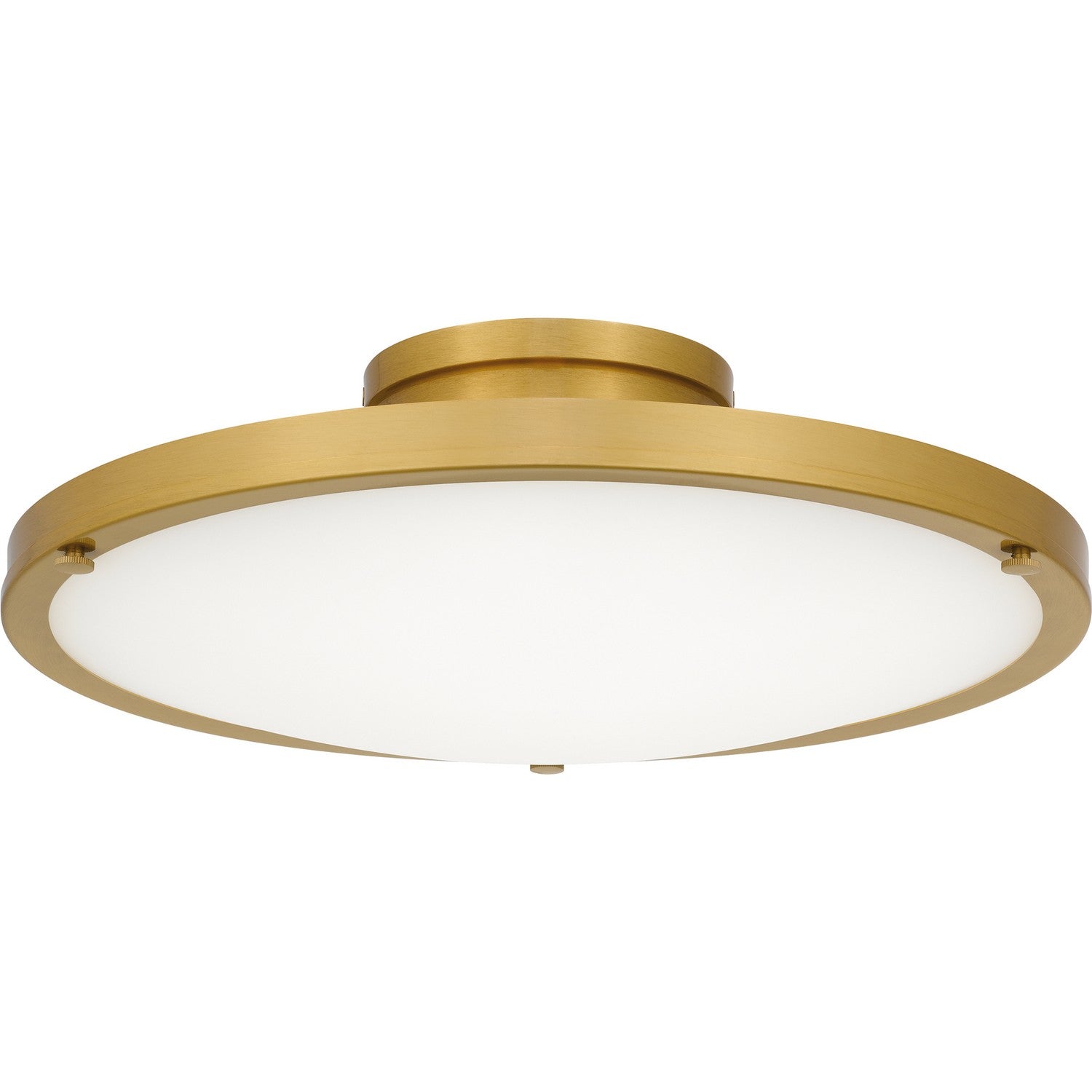 Quoizel - QSF6784BRG - LED Semi-Flush Mount - Quoizel Semi-Flush Mount - Brushed Gold