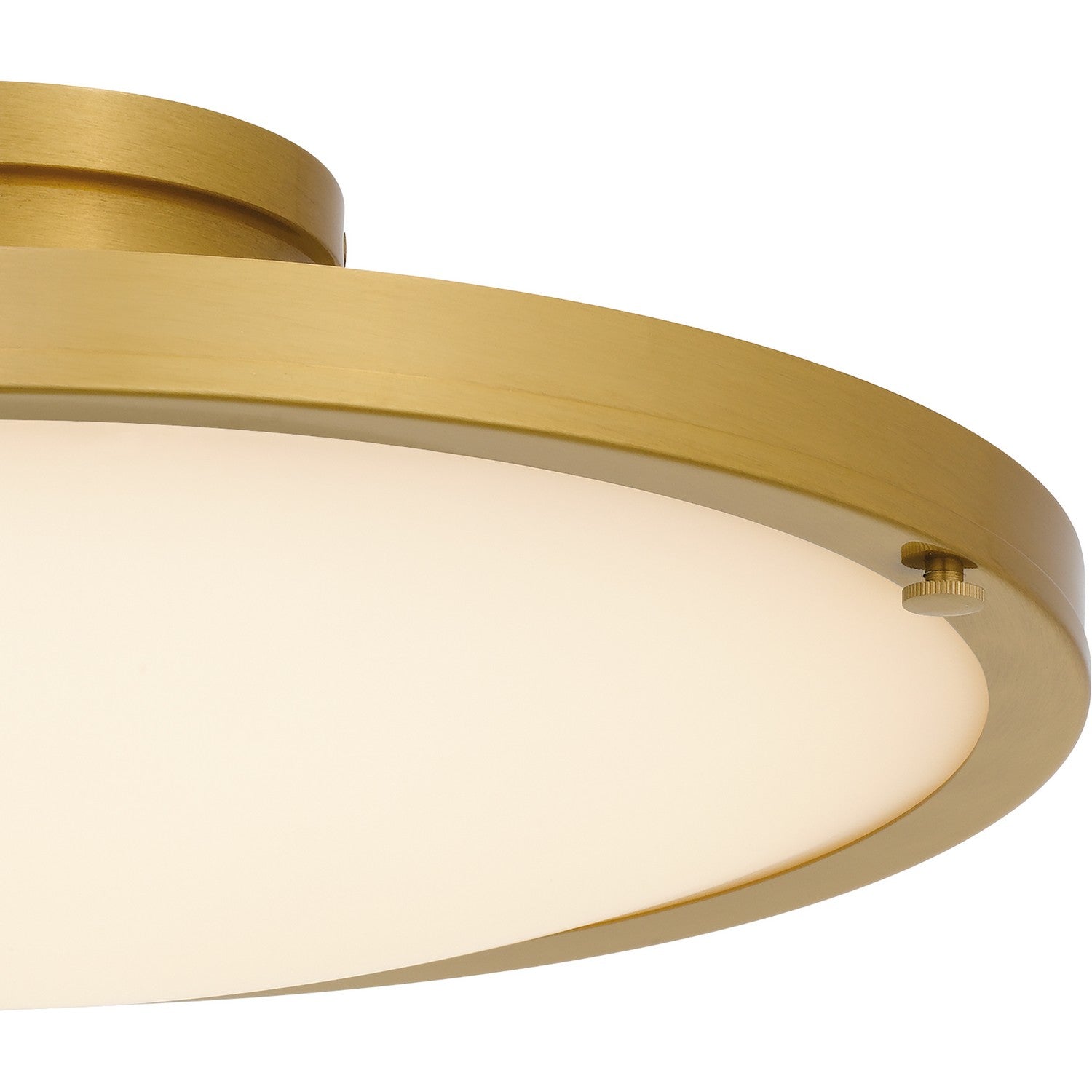Quoizel - QSF6784BRG - LED Semi-Flush Mount - Quoizel Semi-Flush Mount - Brushed Gold