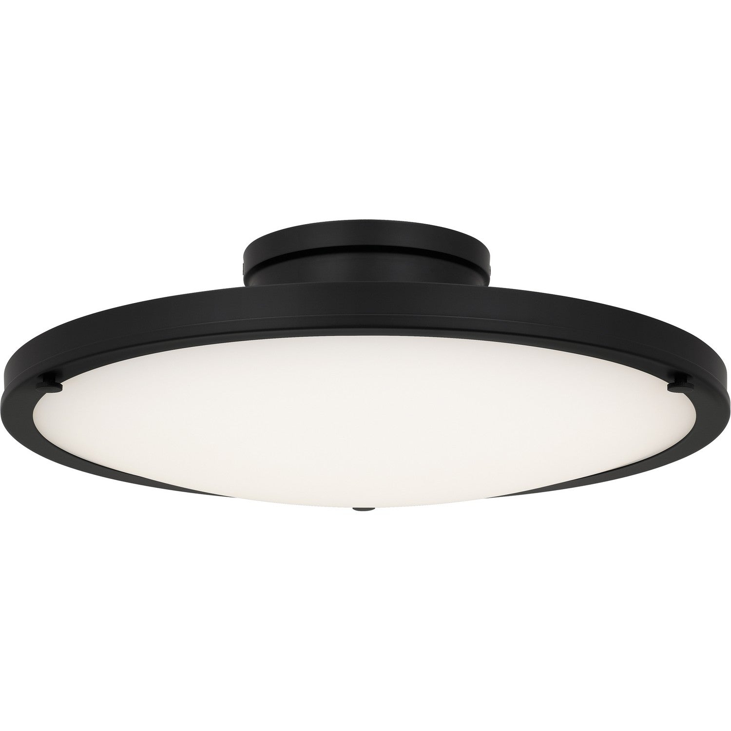 Quoizel - QSF6784MBK - LED Semi-Flush Mount - Quoizel Semi-Flush Mount - Matte Black