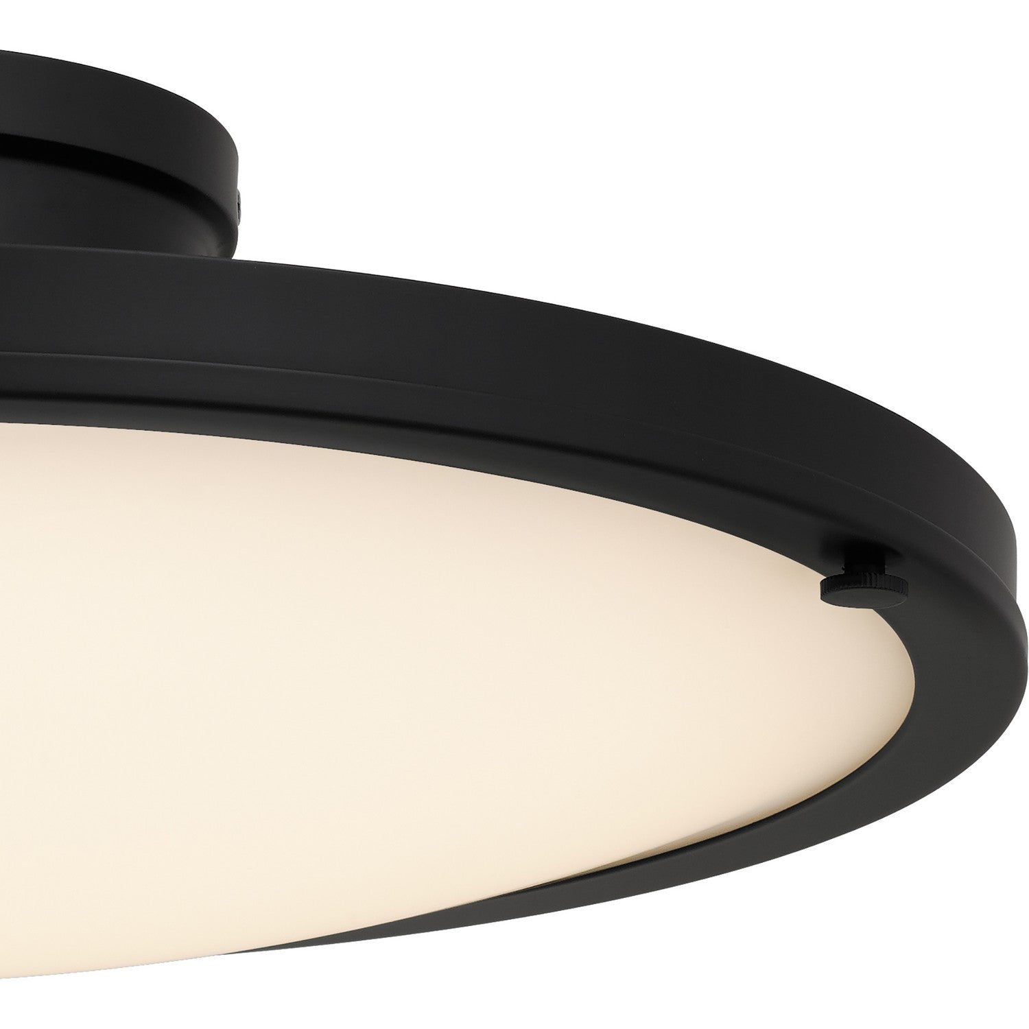 Quoizel - QSF6784MBK - LED Semi-Flush Mount - Quoizel Semi-Flush Mount - Matte Black