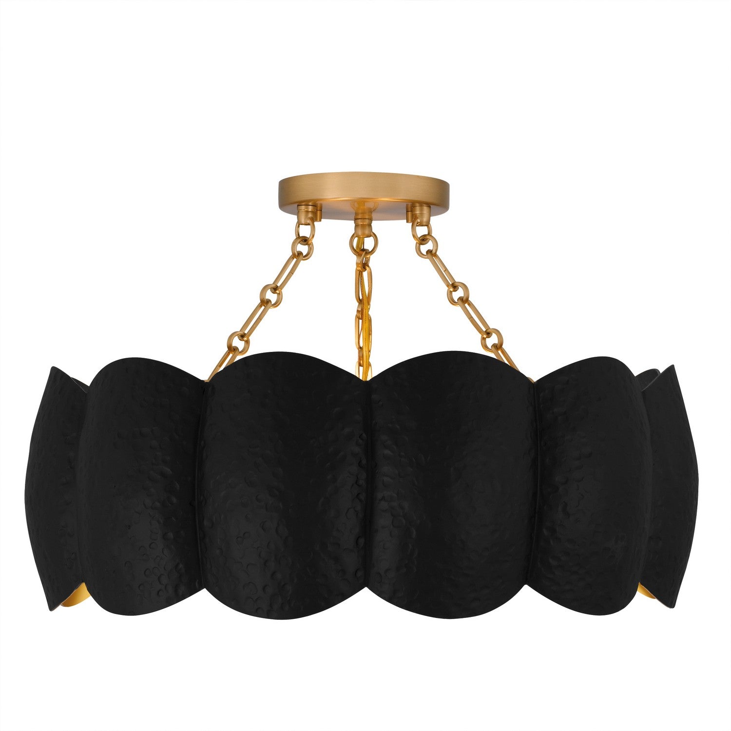 Quoizel - QSF6794MBK - Four Light Semi-Flush Mount - Quoizel Semi-Flush Mount - Matte Black