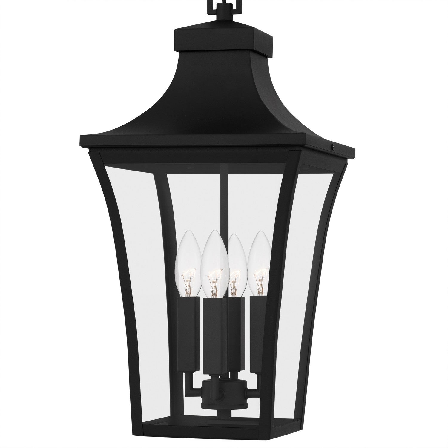 Quoizel - QTN1910EK - Four Light Outdoor Hanging Lantern - Quentin - Earth Black