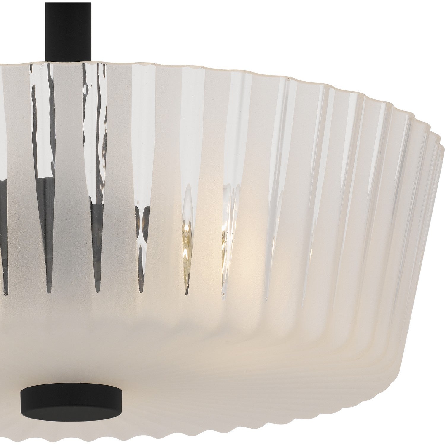 Quoizel - RAY1716MBK - Three Light Semi-Flush Mount - Gray - Matte Black