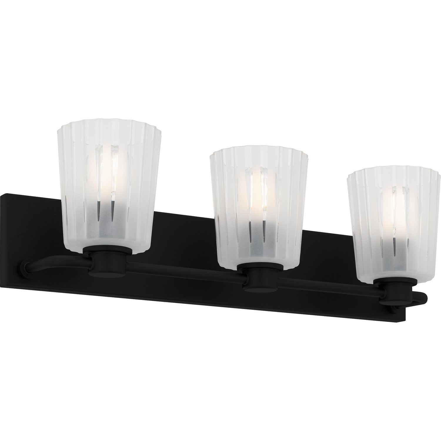 Quoizel - RAY8624MBK - Three Light Bath - Gray - Matte Black