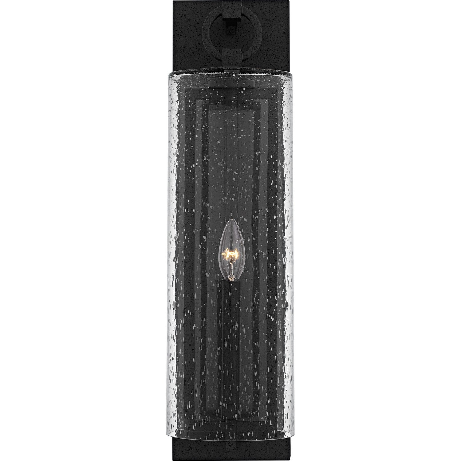 Quoizel - RDN8406SBK - One Light Outdoor Wall Lantern - Redan - Stone Black