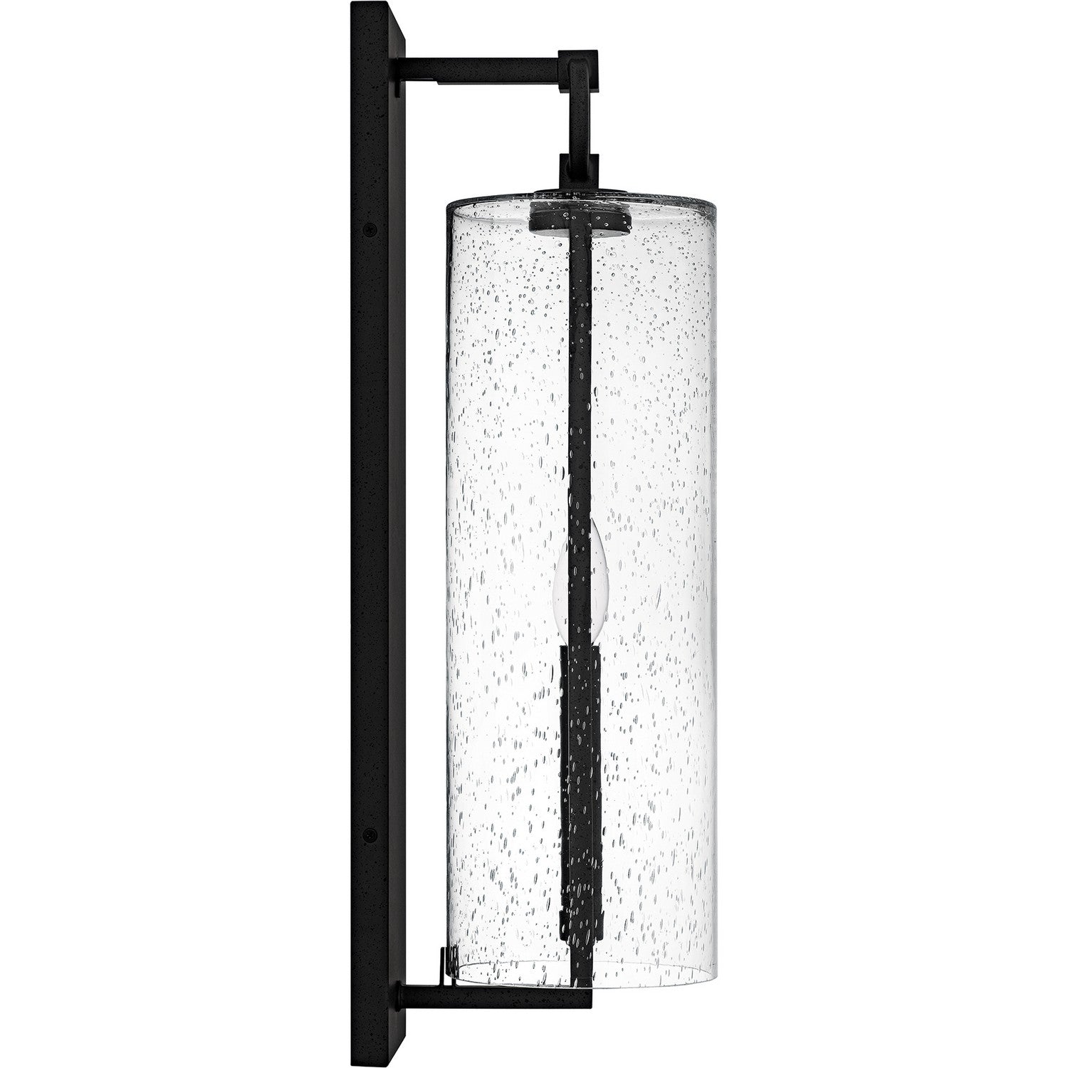 Quoizel - RDN8406SBK - One Light Outdoor Wall Lantern - Redan - Stone Black