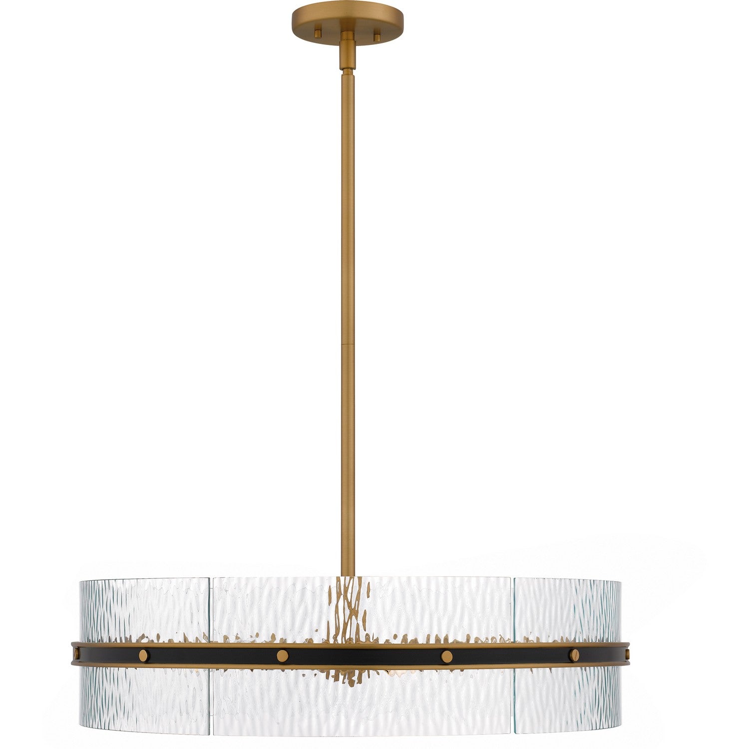 Quoizel - REA2824MBK - Six Light Pendant - Reagan - Matte Black