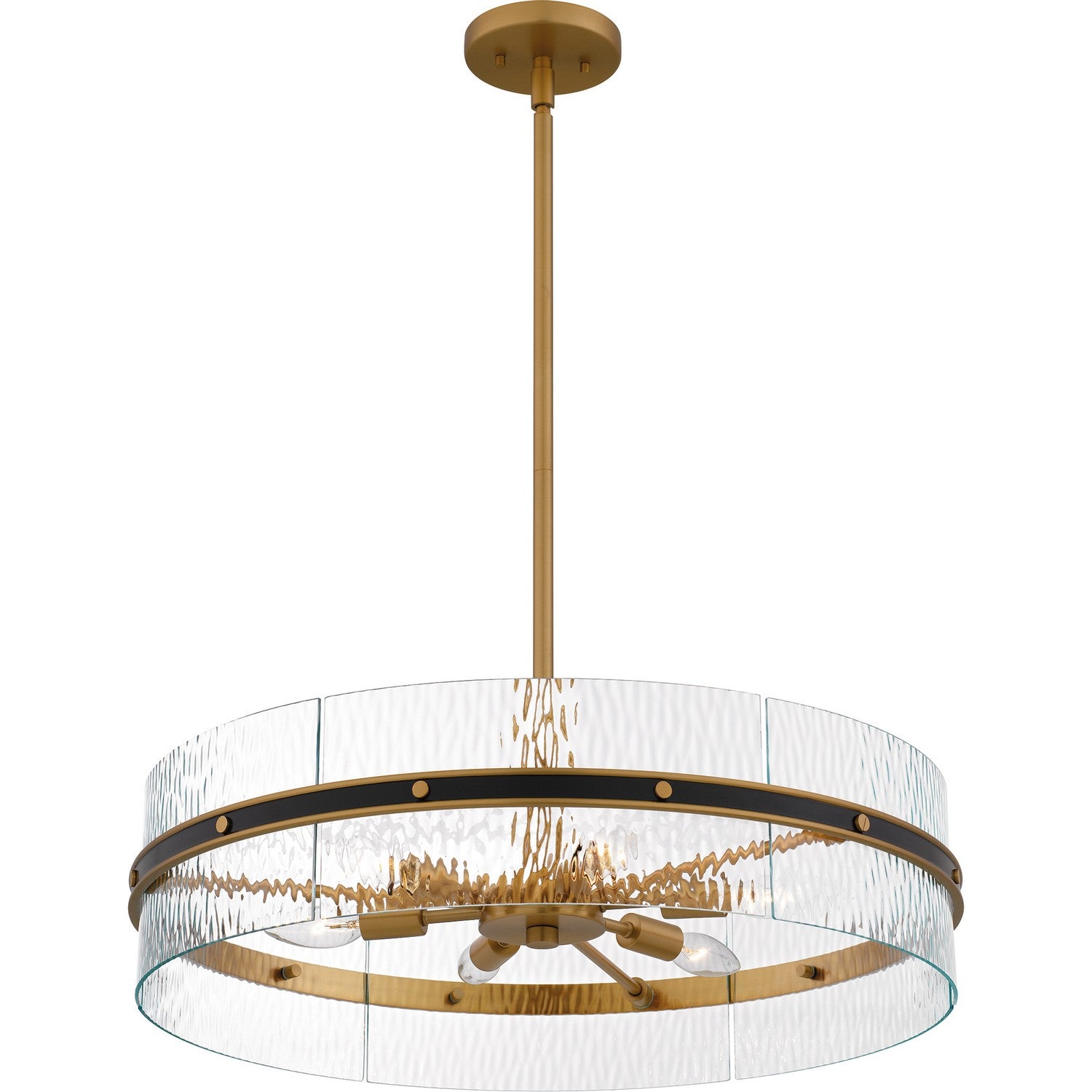 Quoizel - REA2824MBK - Six Light Pendant - Reagan - Matte Black