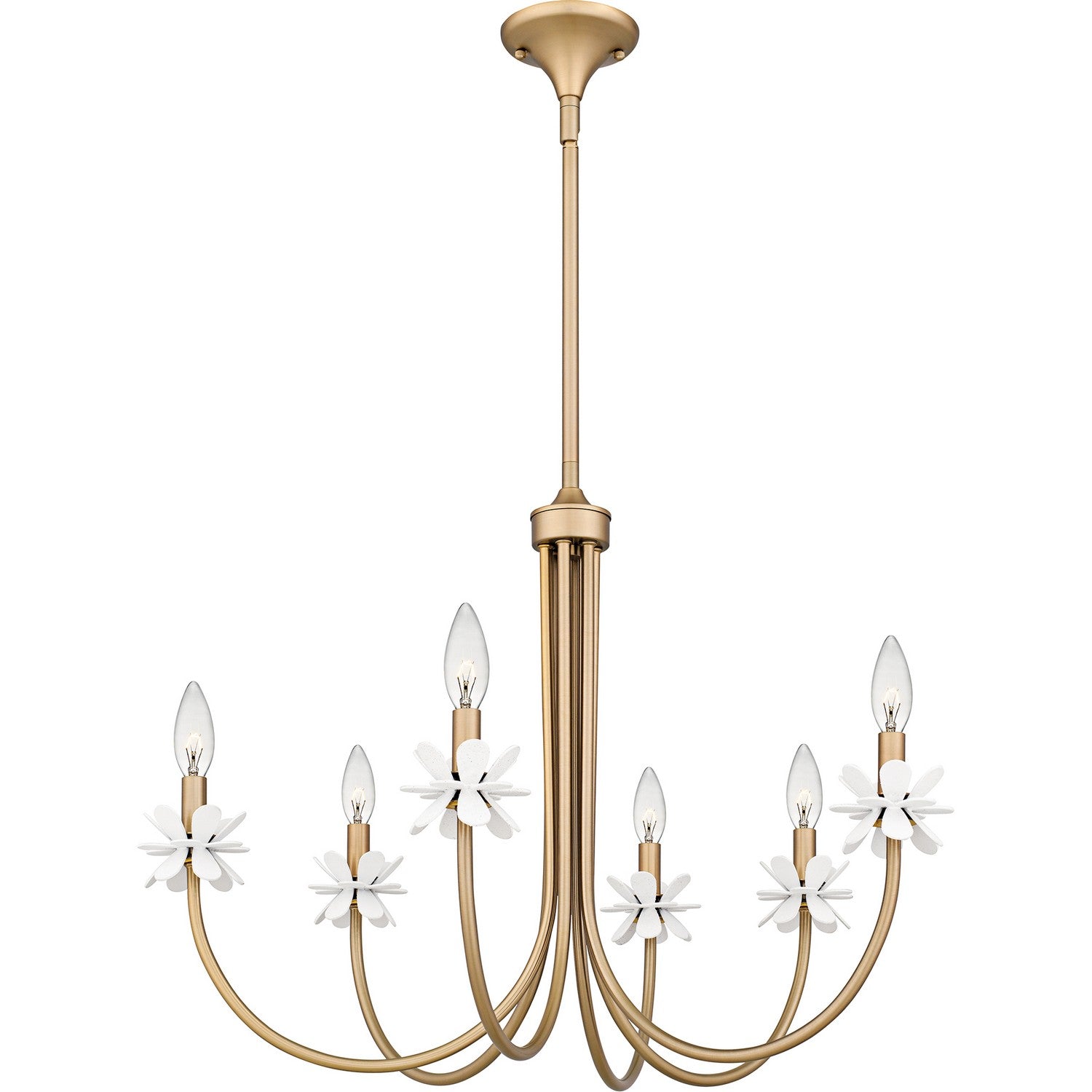 Quoizel - REY5030BGD - Six Light Chandelier - Remy - Bronze Gold