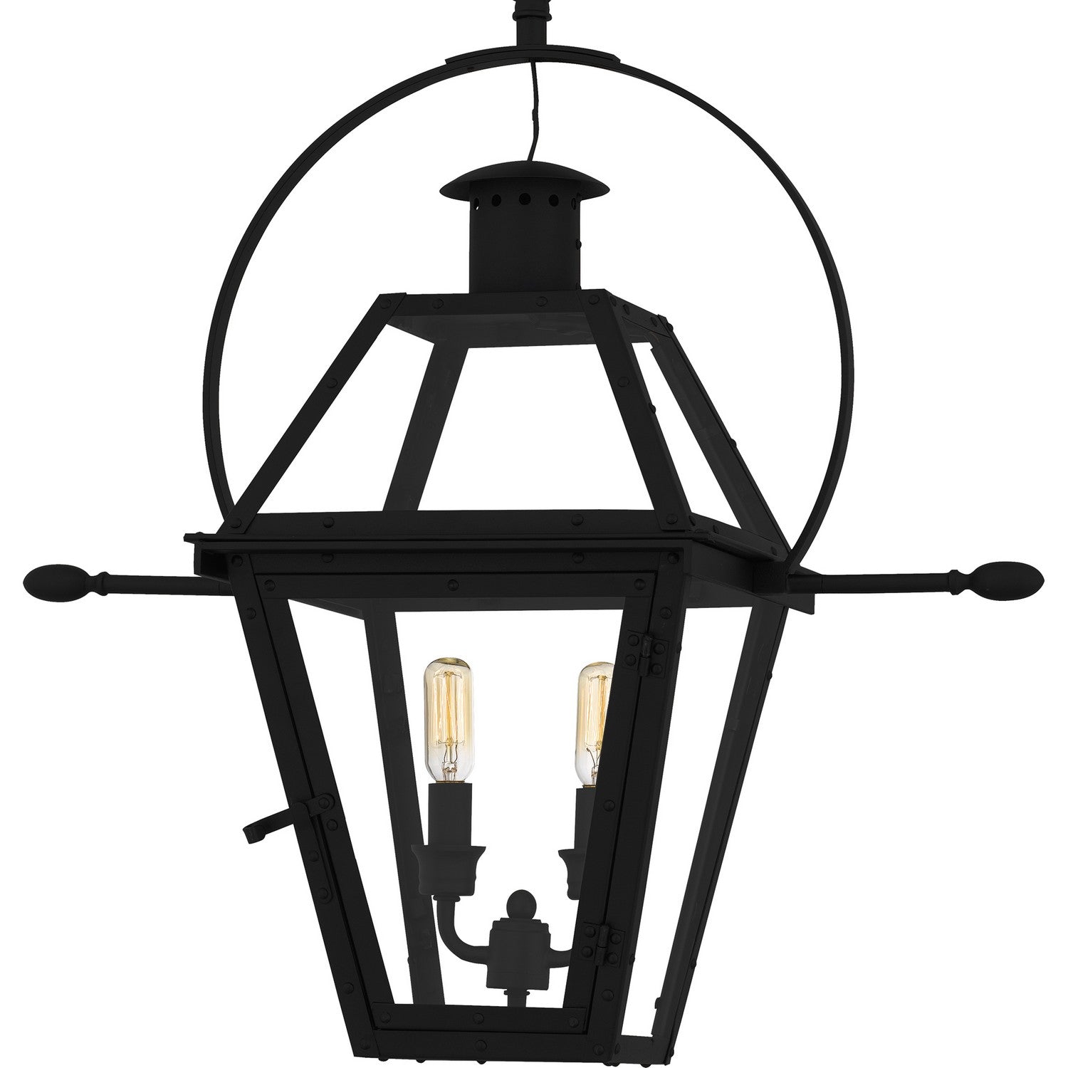 Quoizel - RO1911EK - Two Light Outdoor Hanging Lantern - Rue De Royal - Earth Black