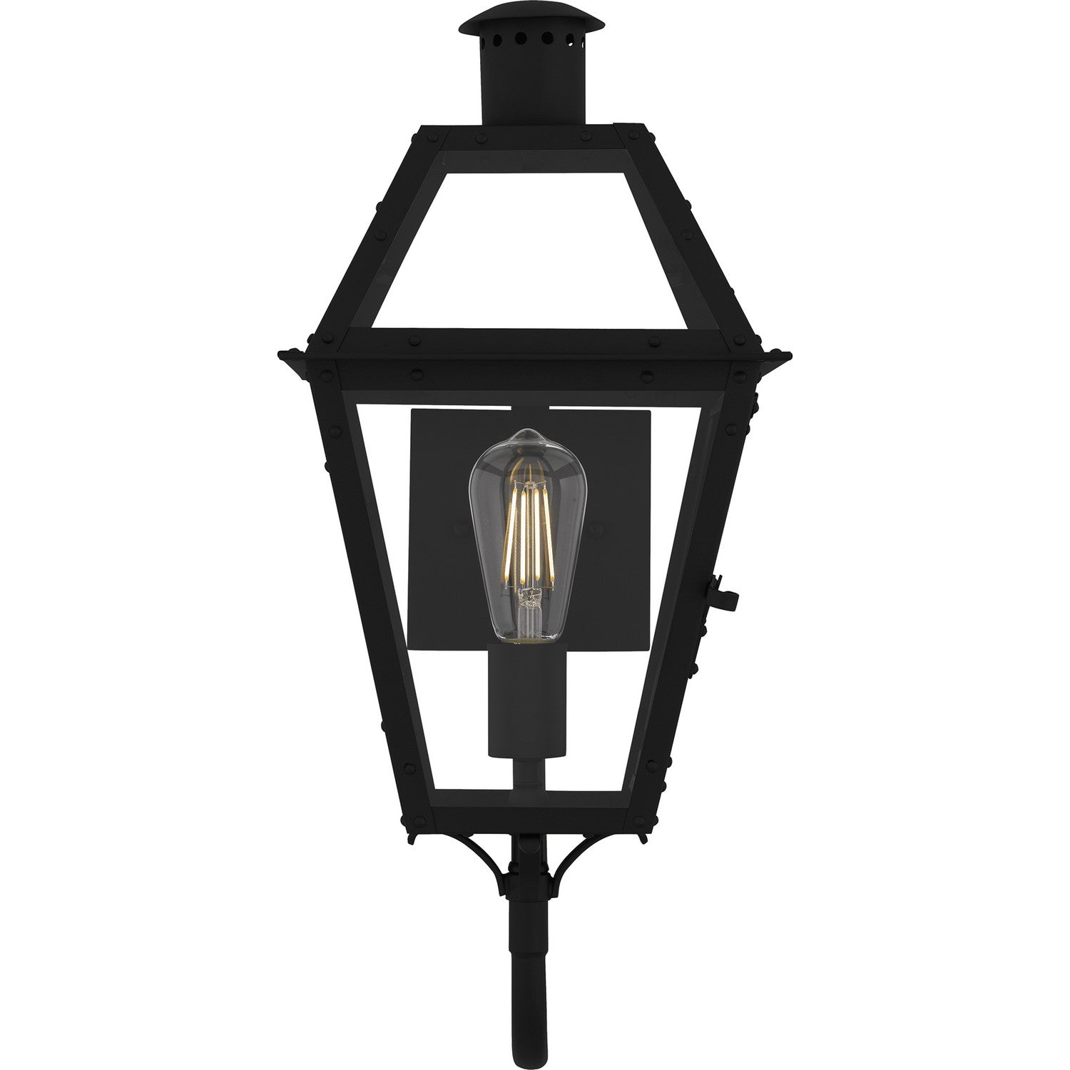 Quoizel - RO8410EK - One Light Outdoor Wall Lantern - Rue De Royal - Earth Black