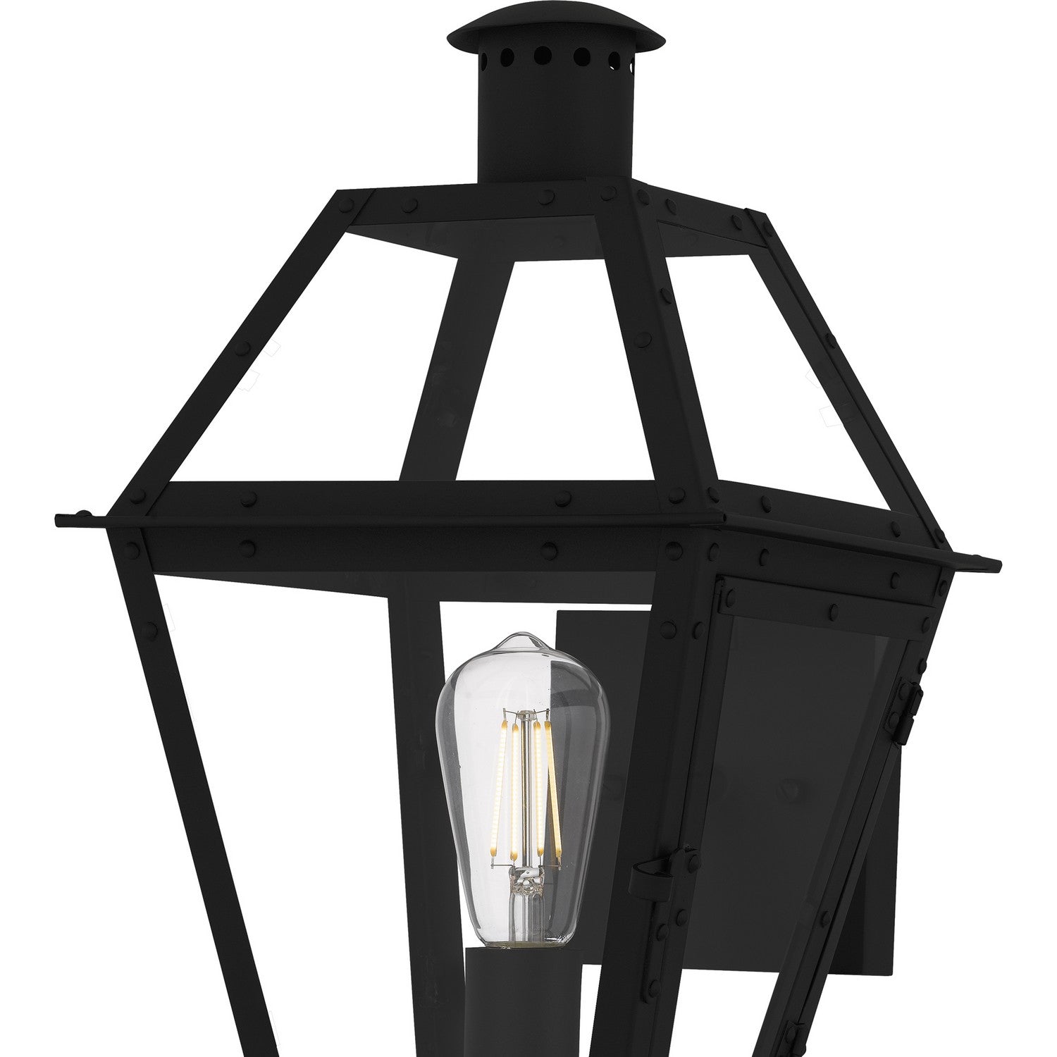 Quoizel - RO8410EK - One Light Outdoor Wall Lantern - Rue De Royal - Earth Black