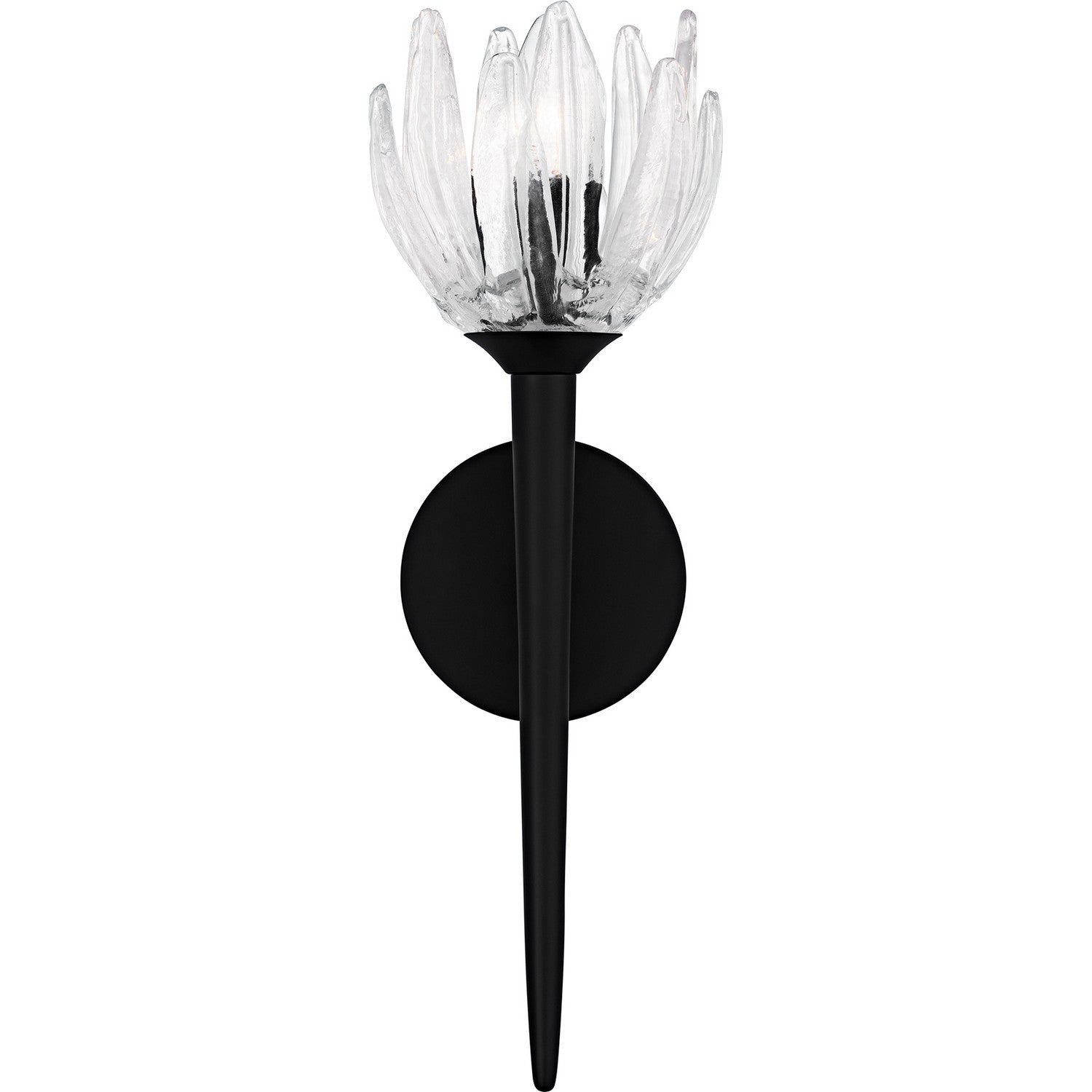 Quoizel - SHA8806MBK - One Light Wall Sconce - Shea - Matte Black