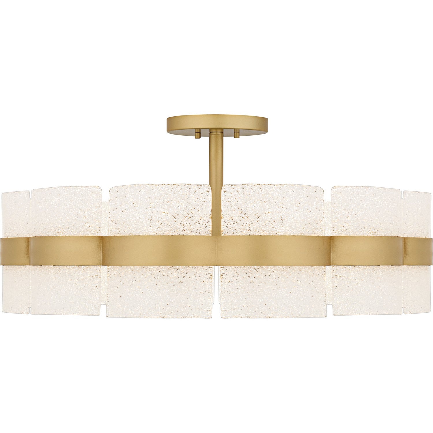 Quoizel - SWE1730SGD - Six Light Semi-Flush Mount - Sweeney - Soft Gold