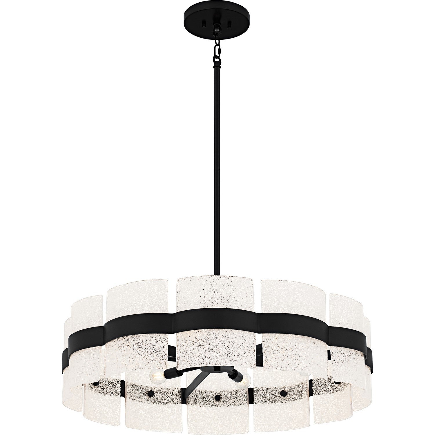 Quoizel - SWE2830MBK - Six Light Pendant - Sweeney - Matte Black