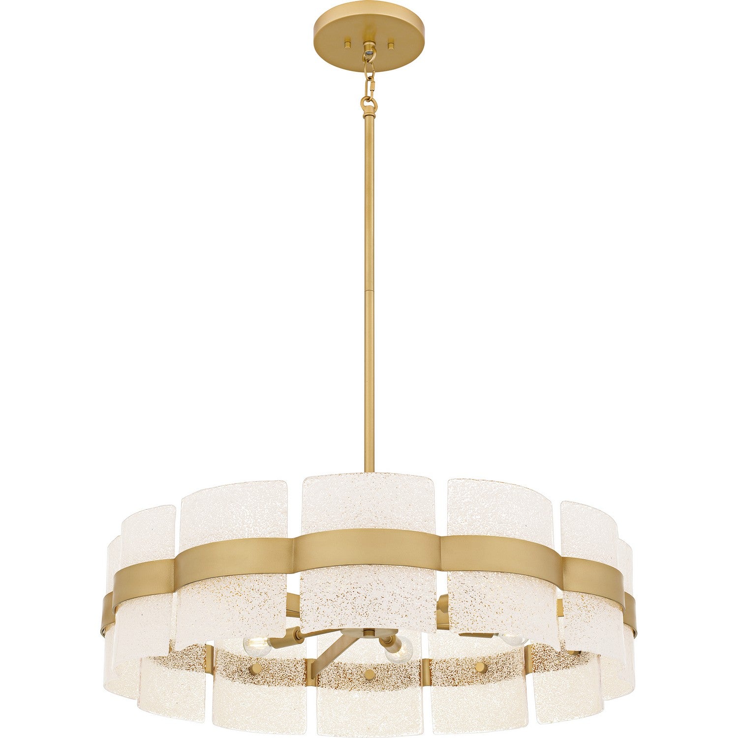 Quoizel - SWE2830SGD - Six Light Pendant - Sweeney - Soft Gold