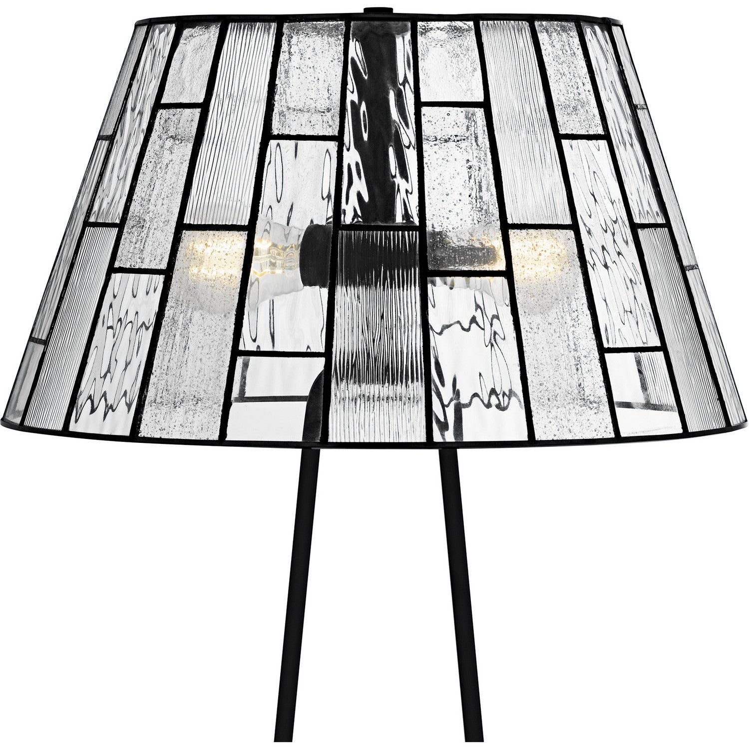 Quoizel - TF6176MBK - Two Light Table Lamp - Tiffany - Matte Black