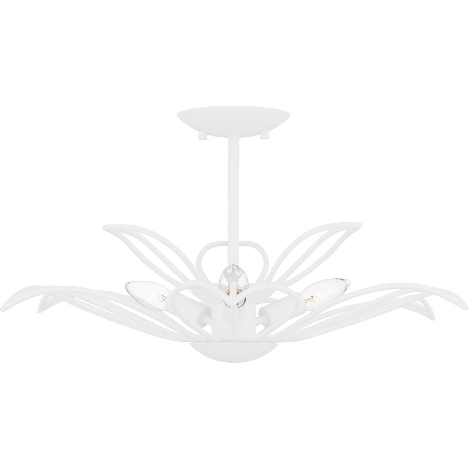 Quoizel - TLH1722SW - Three Light Semi-Flush Mount - Tallulah - Sand White