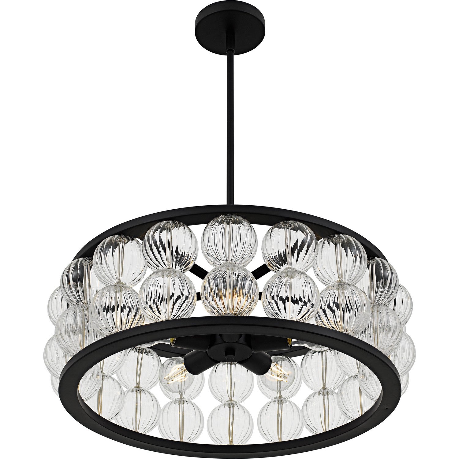 Quoizel - TRK2823MBK - Five Light Pendant - Terrarock - Matte Black