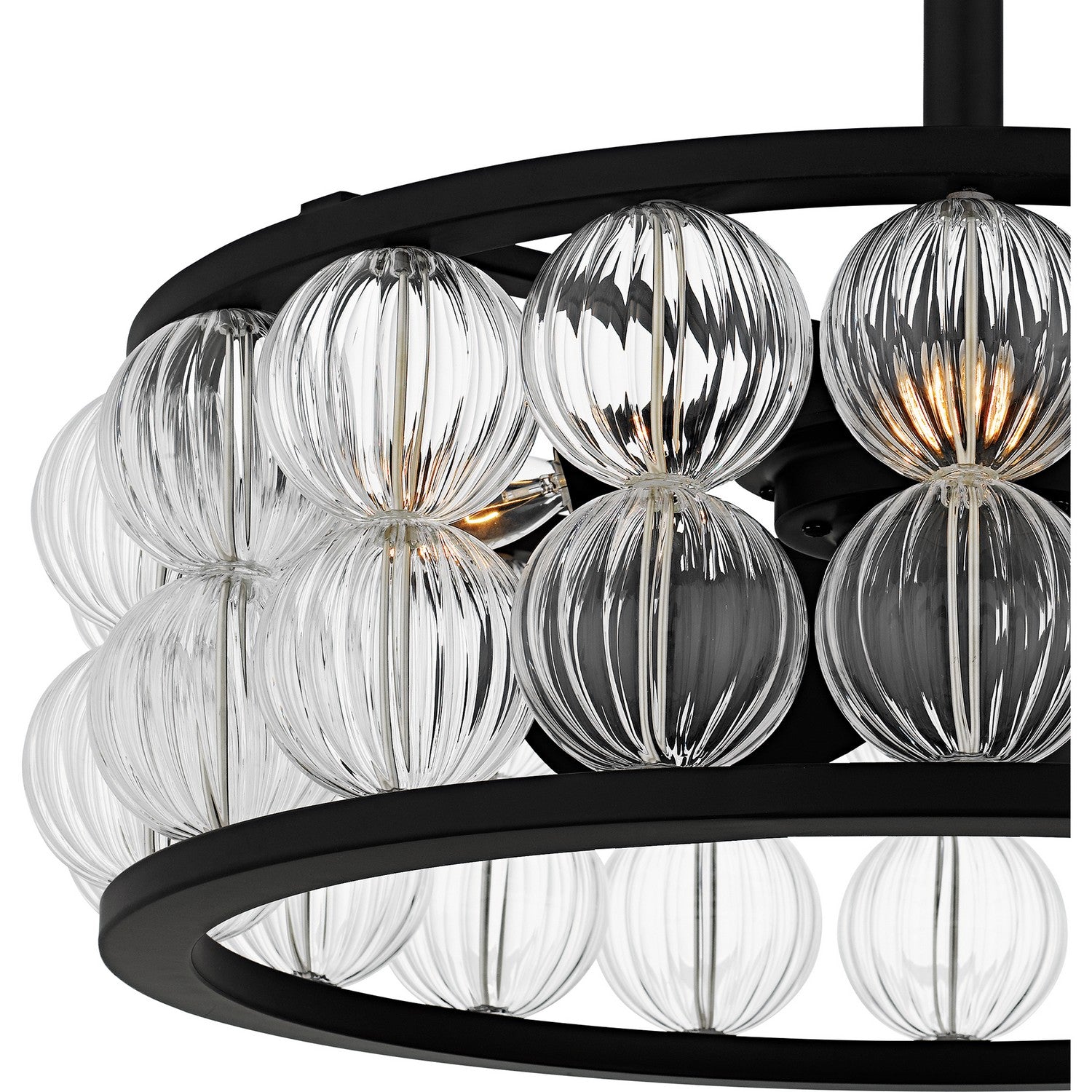 Quoizel - TRK3123MBK - Four Light Fan Light - Terrarock - Matte Black