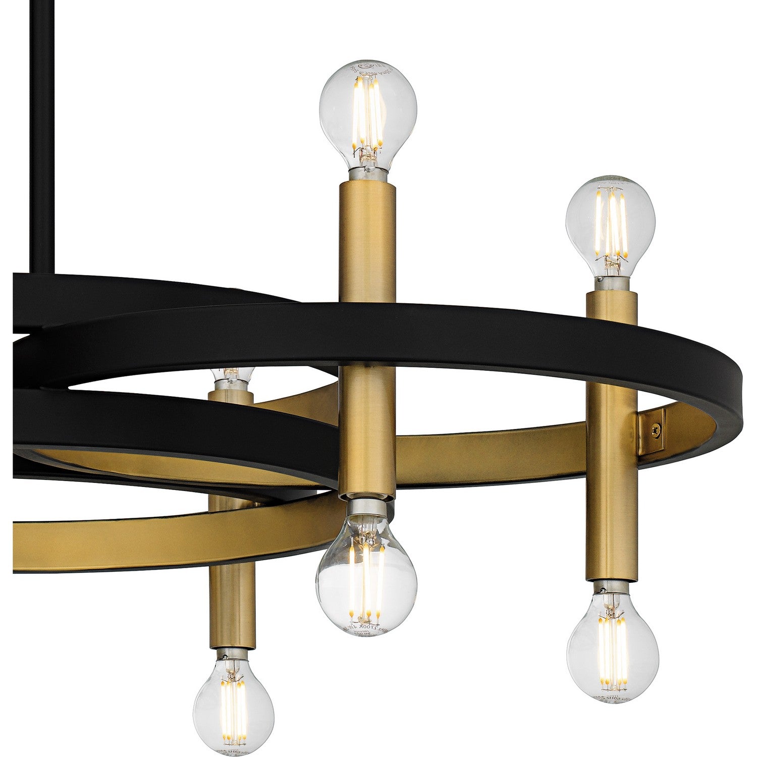 Quoizel - WID5030MBK - 12 Light Chandelier - Winsland - Matte Black