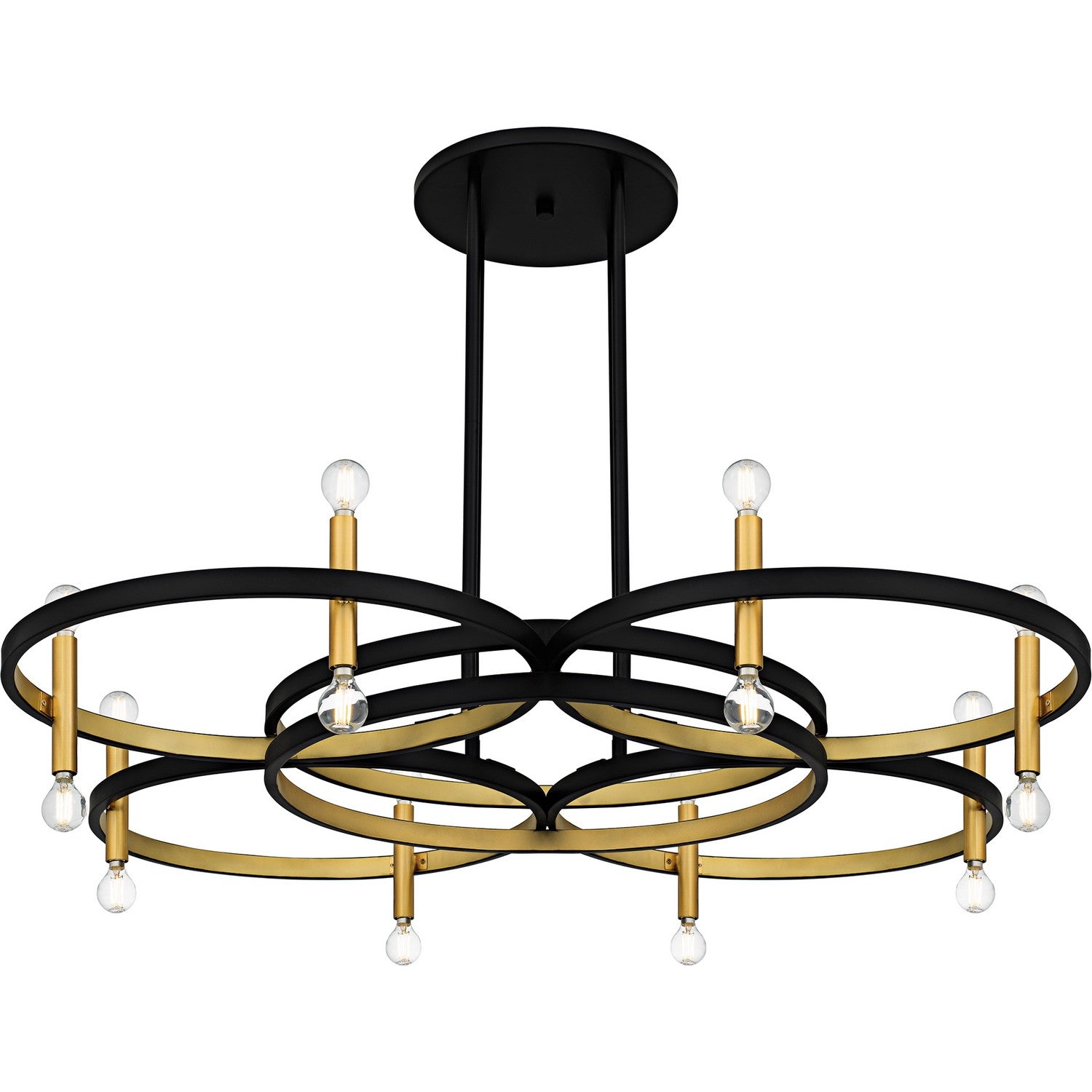 Quoizel - WID5050MBK - 16 Light Island Chandelier - Winsland - Matte Black