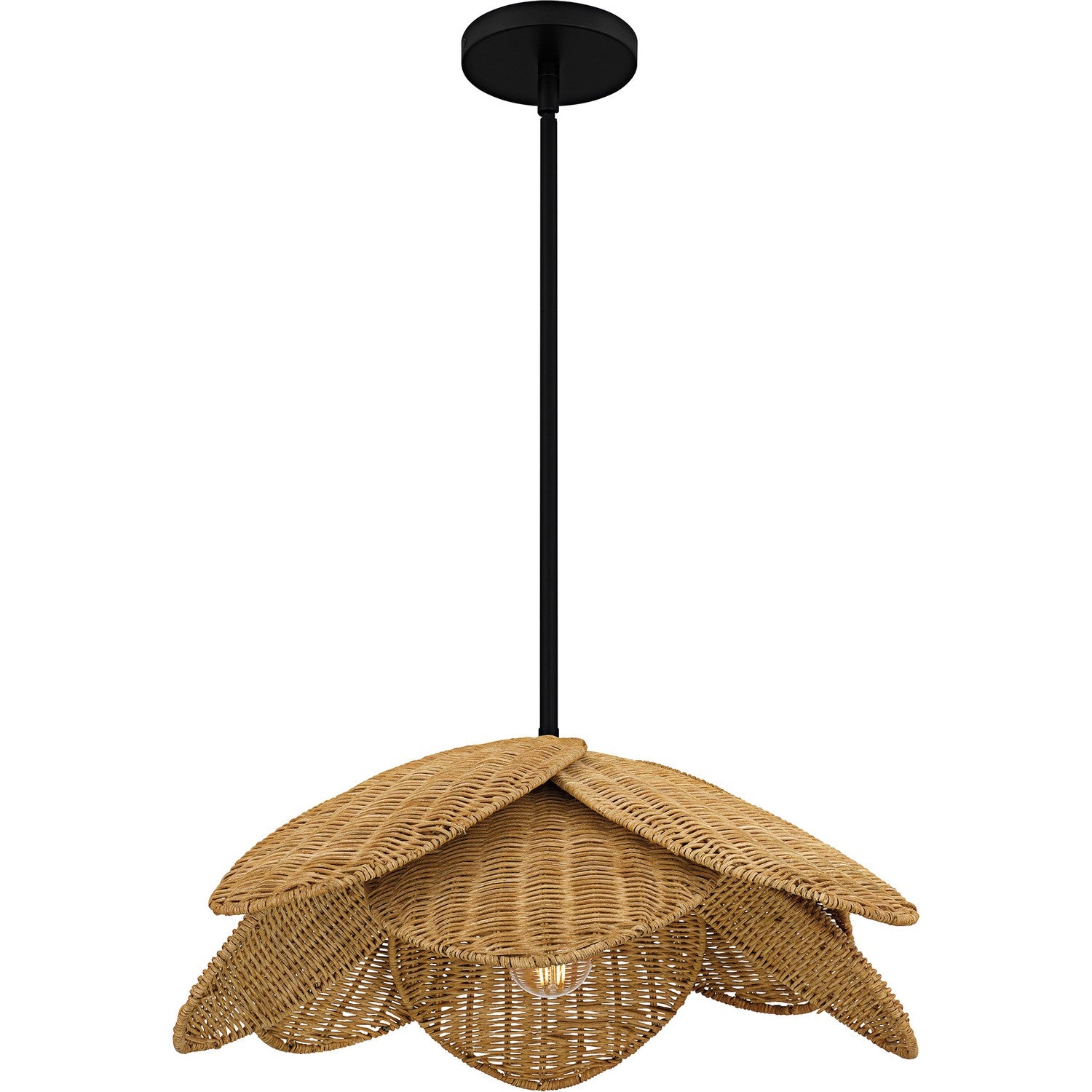 Quoizel - WLL2822MBK - One Light Pendant - Willa - Matte Black