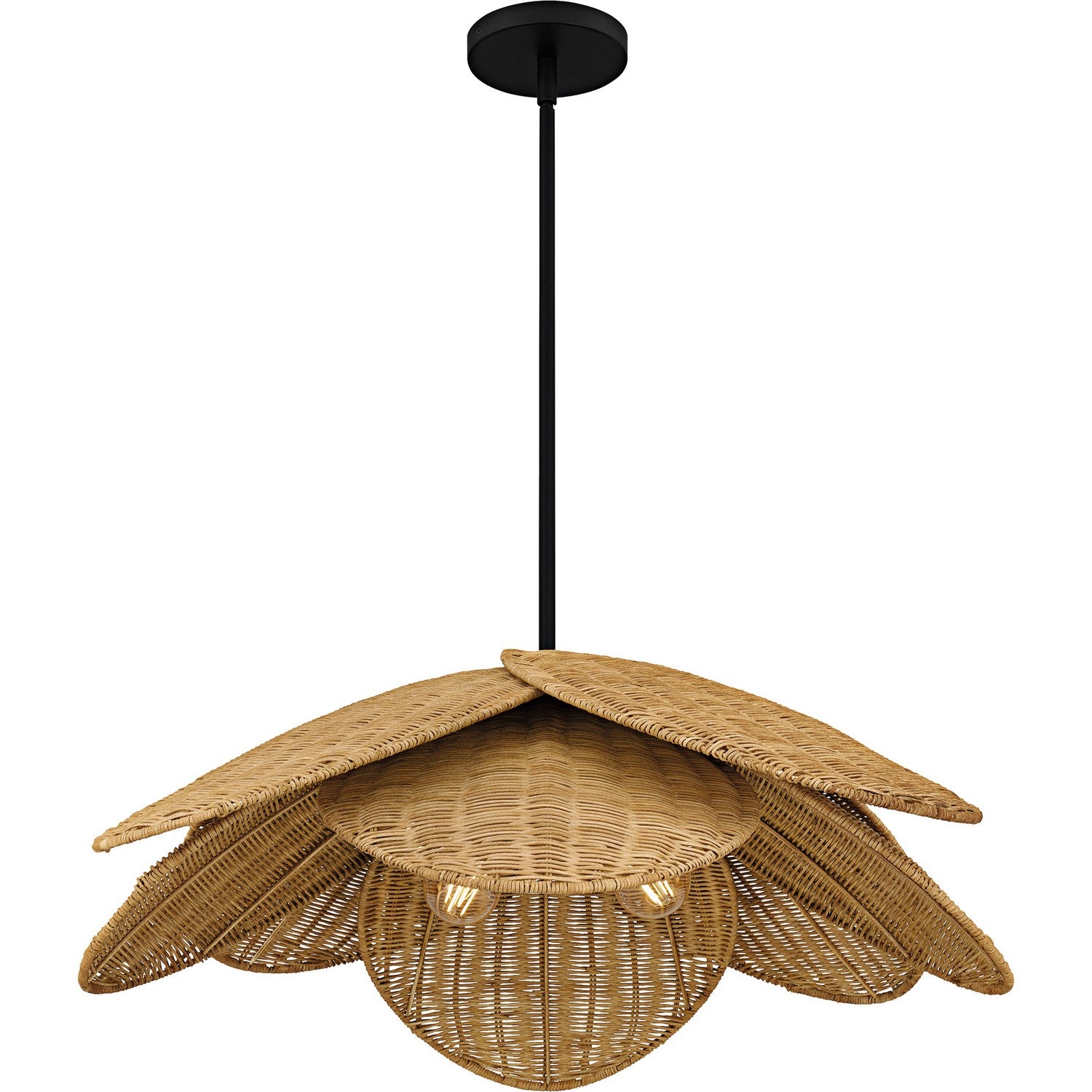 Quoizel - WLL2830MBK - Four Light Pendant - Willa - Matte Black