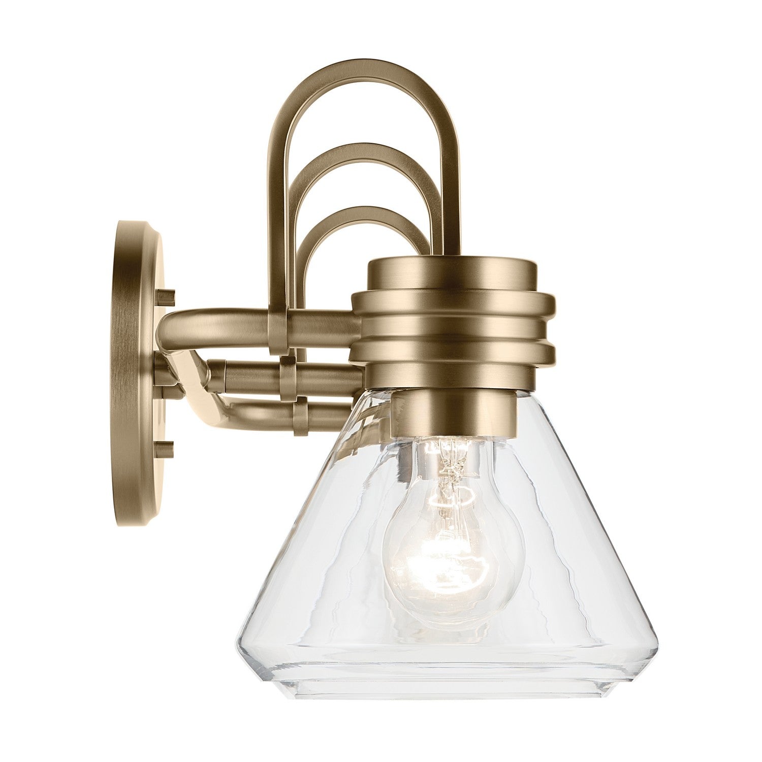 Kichler - 55155CPZCLR - Three Light Bath - Farum - Champagne Bronze