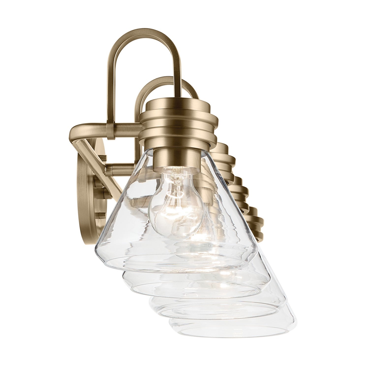 Kichler - 55156CPZCLR - Four Light Bath - Farum - Champagne Bronze