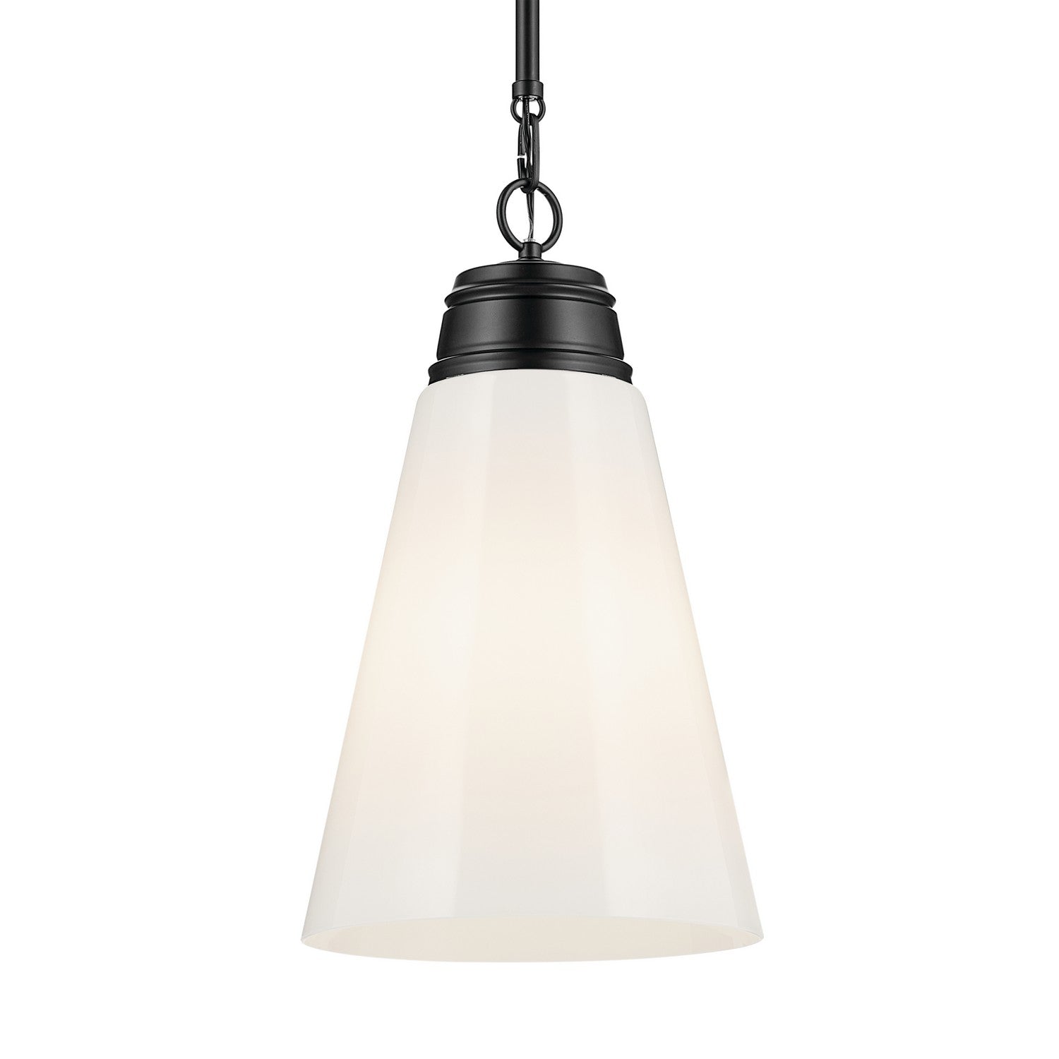 Kichler - 52661BK - One Light Pendant - Marsailli - Black