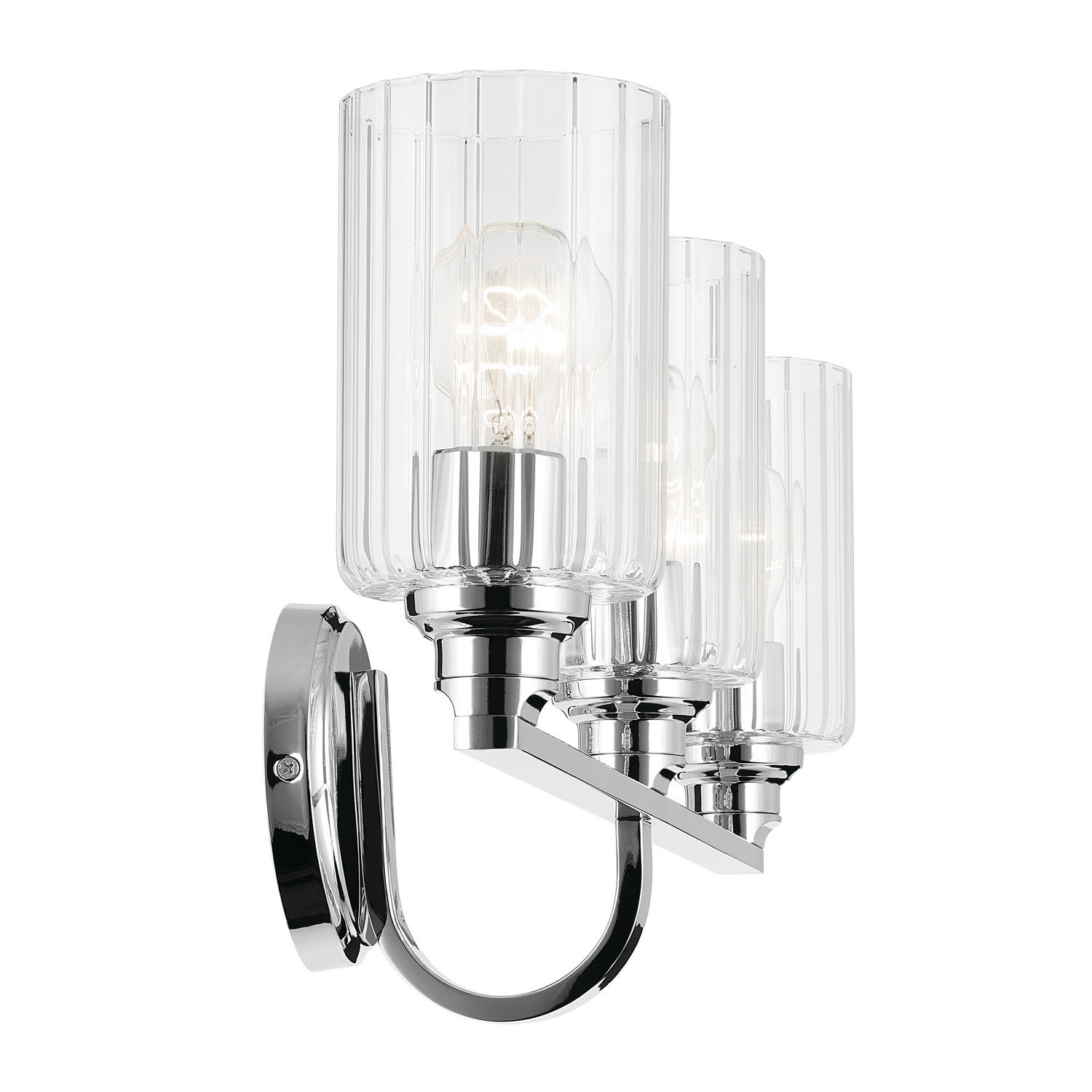 Kichler - 55226CHFLU - Three Light Bath - Gioe - Chrome